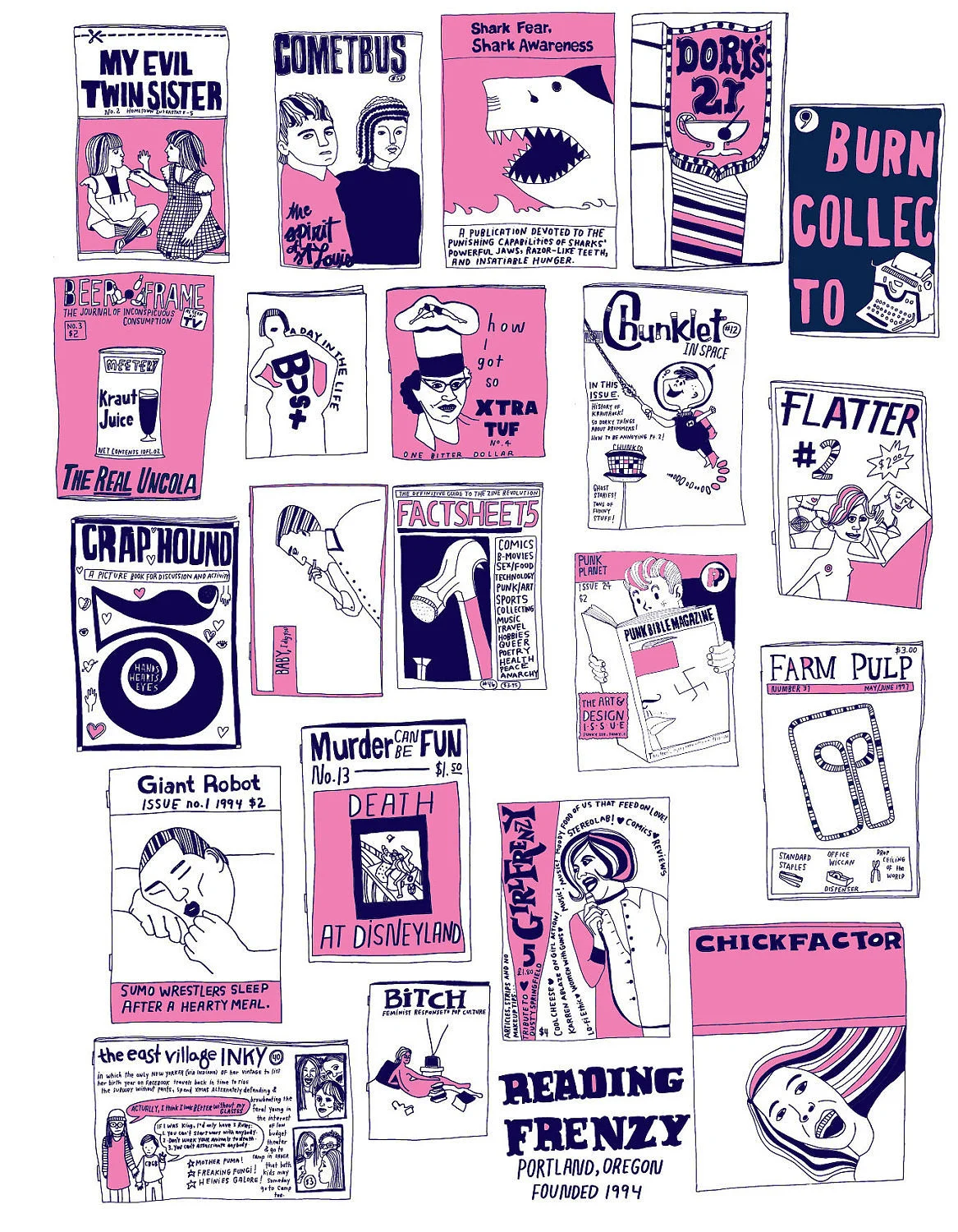 Reading Frenzy Print