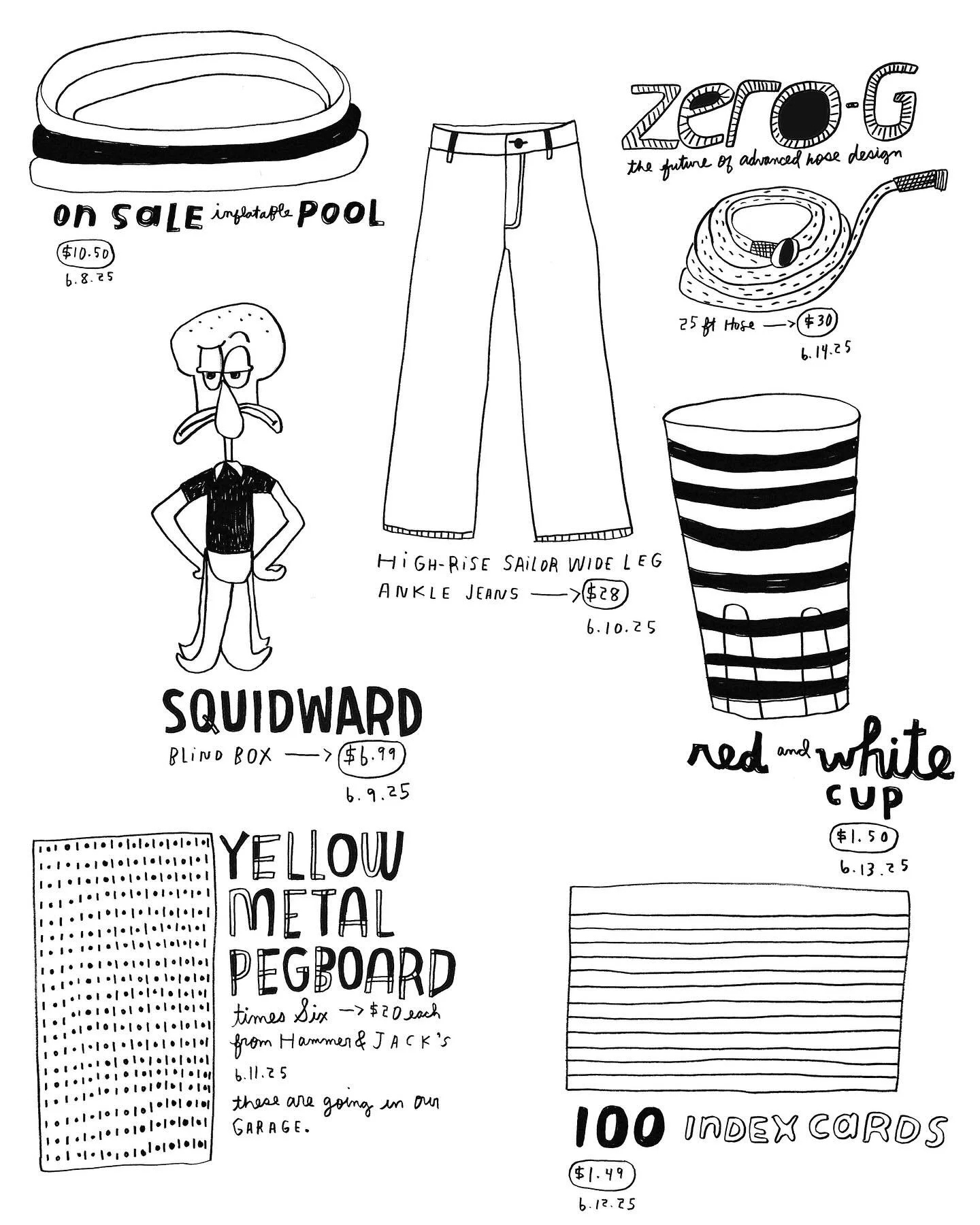 Daily Purchase Drawings for 6.8.25 ➡️6.14.25 

#dailypurchasedrawings 

We have been into SpongeBob for well over a month now and I am not mad about it. Also, that pool went to pool heaven.