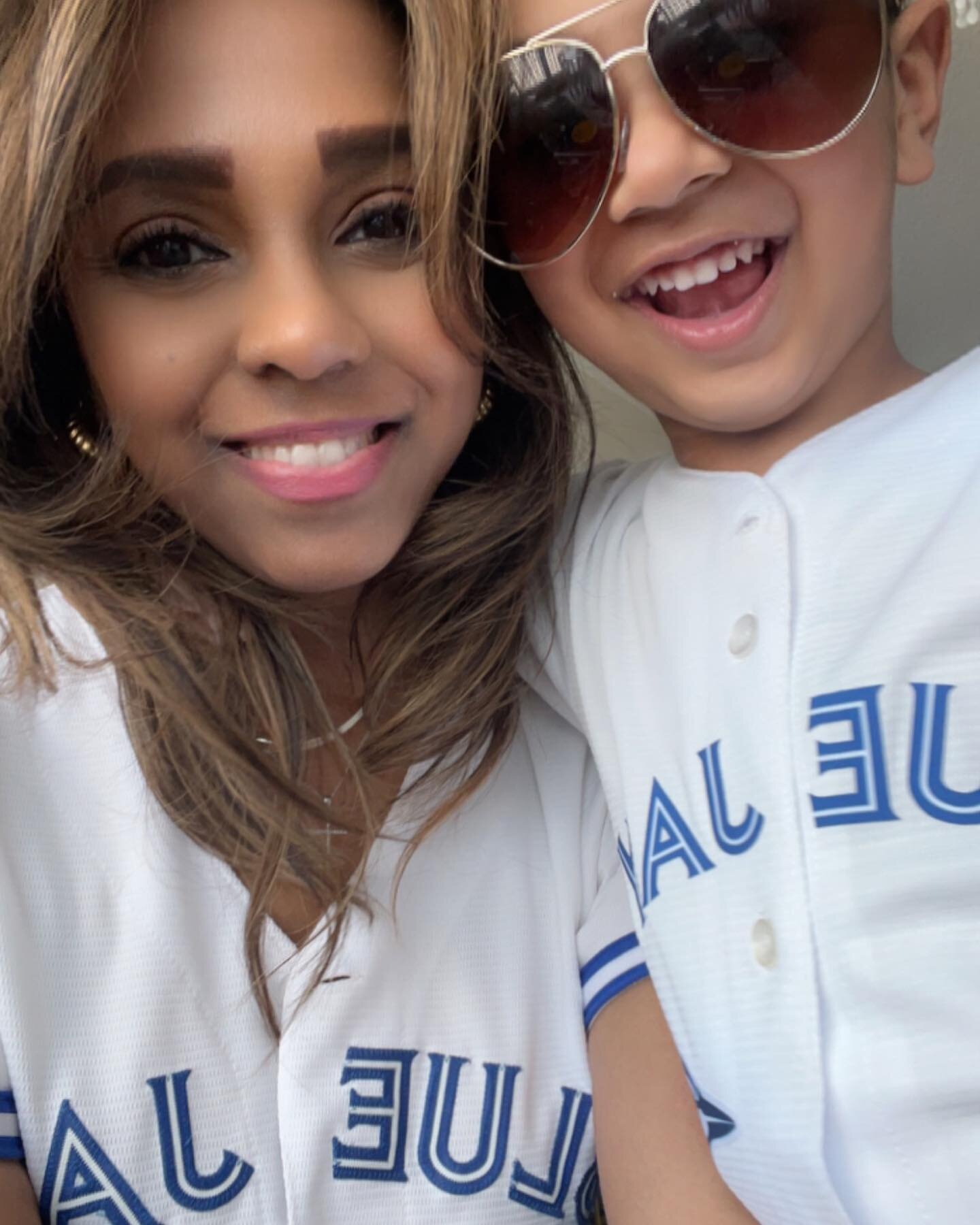 My forever date for the @bluejays games 💙
#likemotherlikeson 🥹❤️⚾️ 
.
.
.
.
.
.
#boymom #plannerlove #planning #coaching #mentalhealth #selfcare #torontorealtor #broker #momblogs #entrepreneur #businesswomen #realtor #blogger #bloggerstyle #brandin