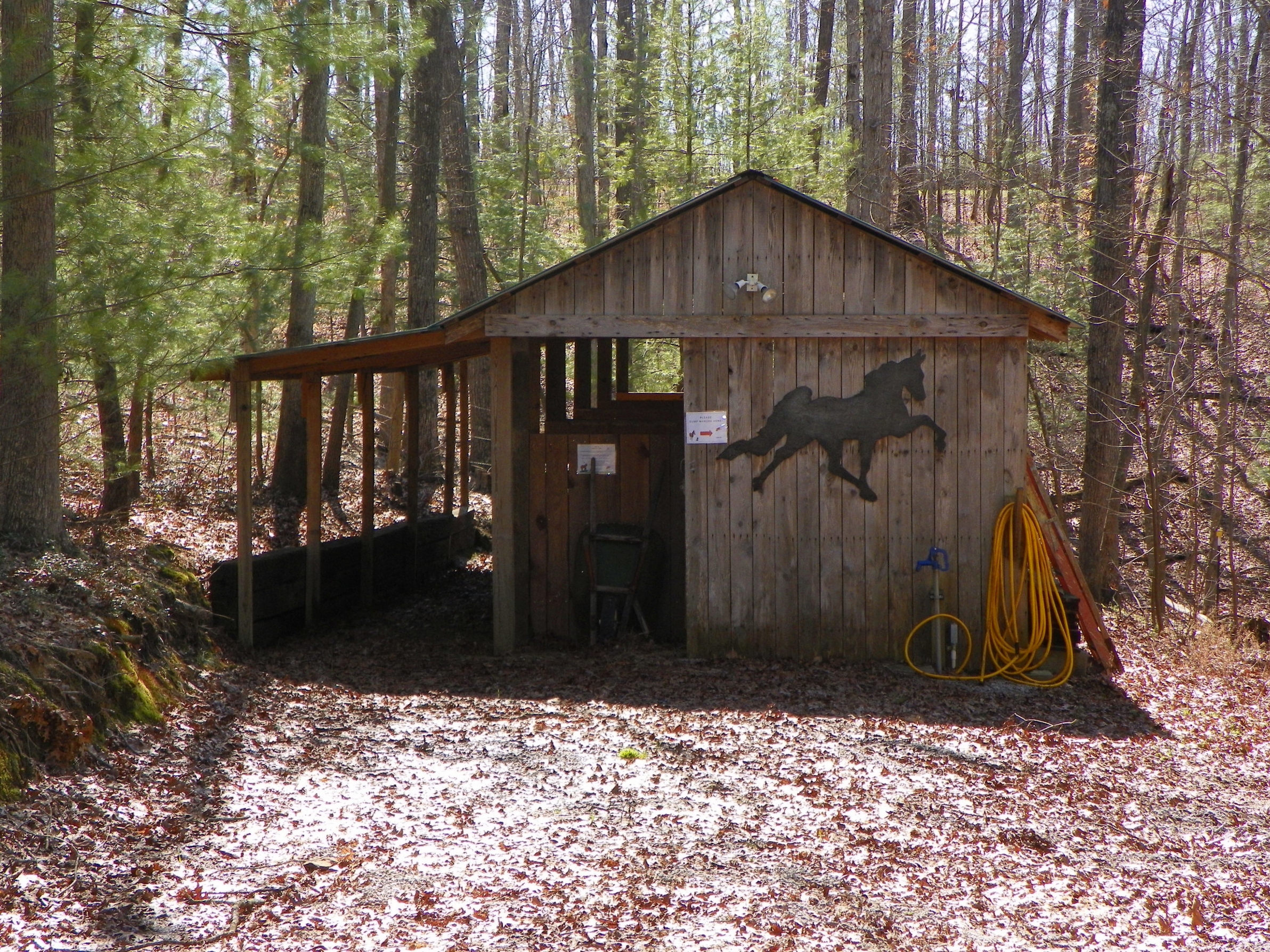 Horse Stall at Laurel Cove Cabin