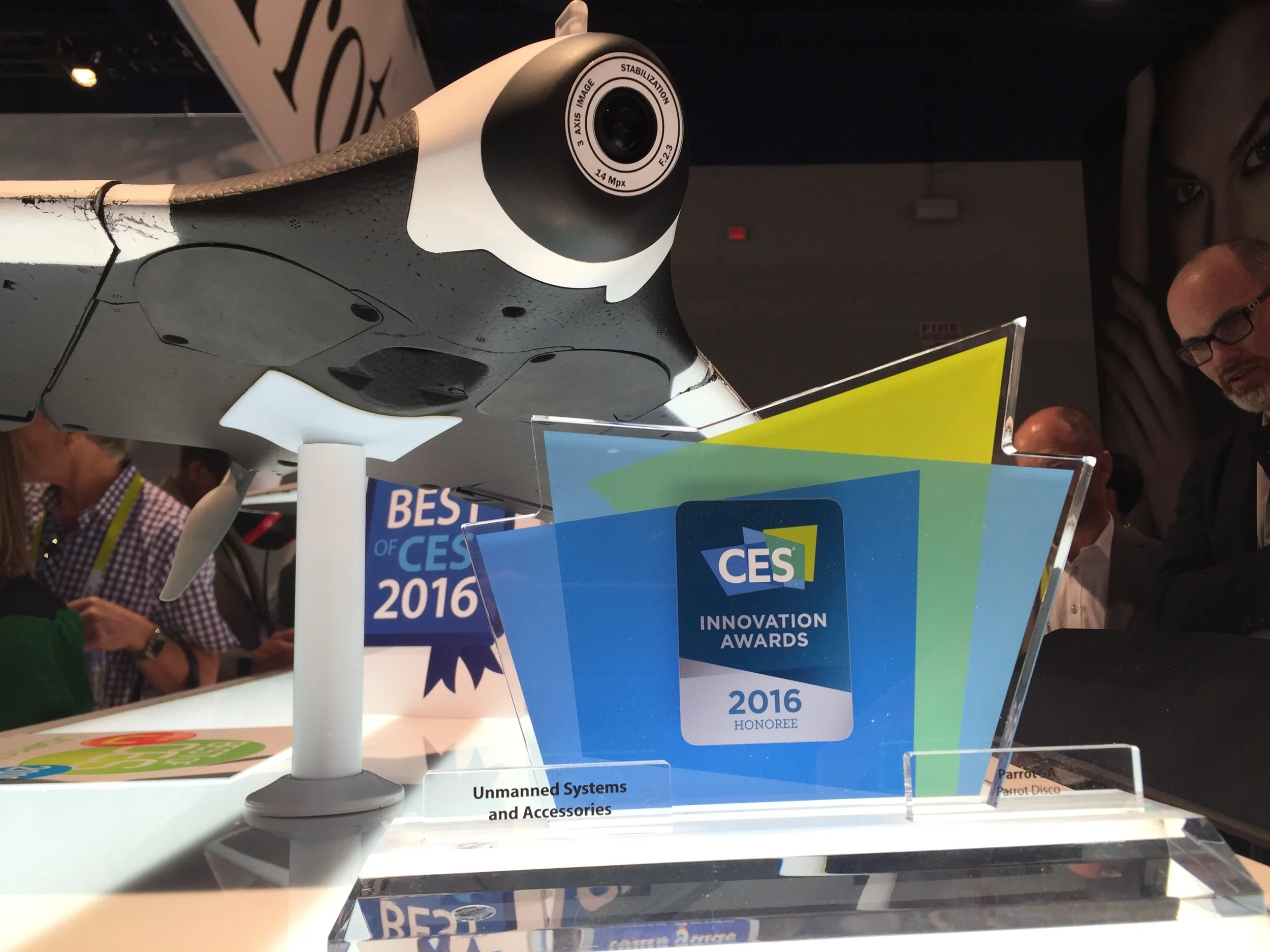 Parrot Disco: CES Innovation Award Honoree - Unmanned Systems and Accessories.