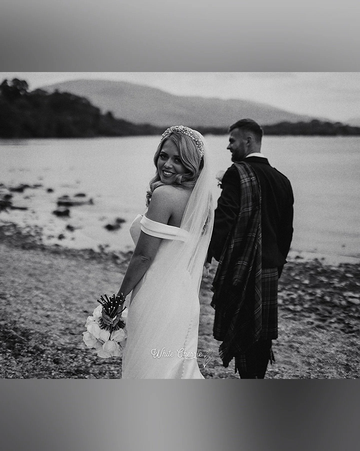 #flashbackfridays Antonia &amp; Blair 2022 // The Cruin, Loch Lonond

&quot;Back at the venue, the chairs were set out neatly accompanied by candle lanterns down the runway, overlooking a beautiful vista of Loch Lomond and the surrounding hills. The 