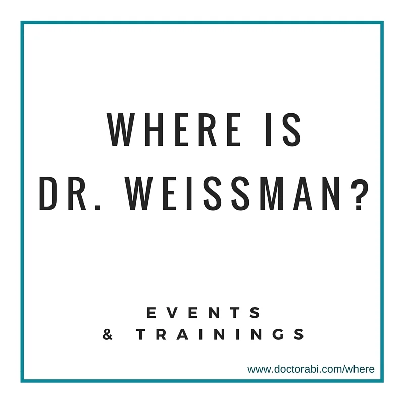 Where is Dr. Weissman?