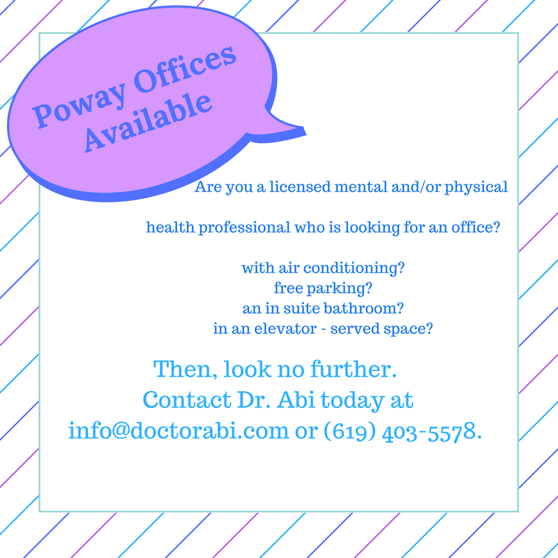 Are you my next officemate (Poway, CA)?