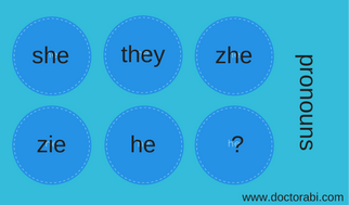 Here are some pronoun options.