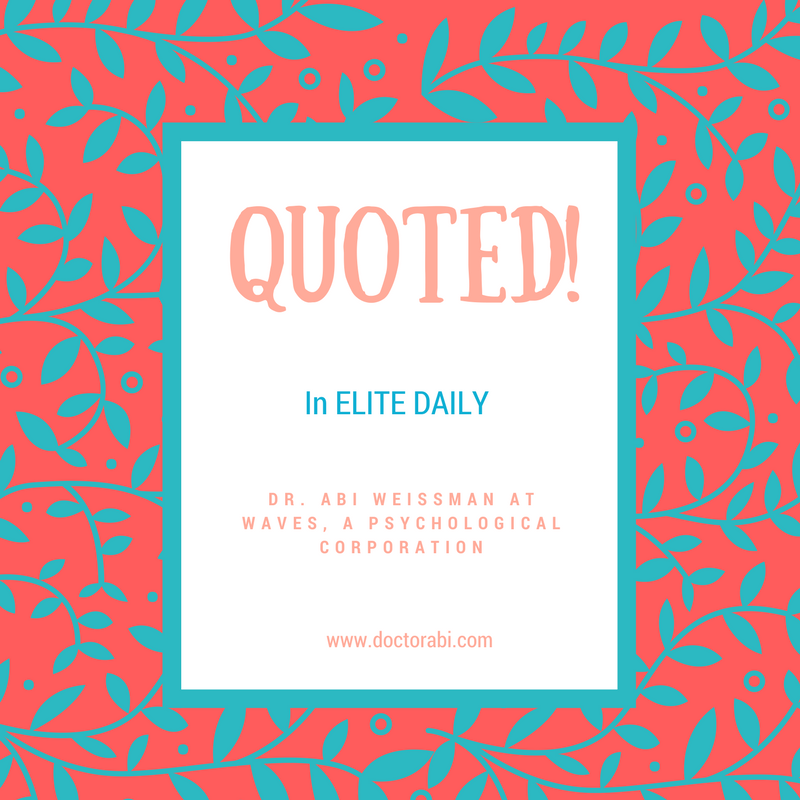 Quoted in Elite Daily about the +, LGBTQ+ that is!