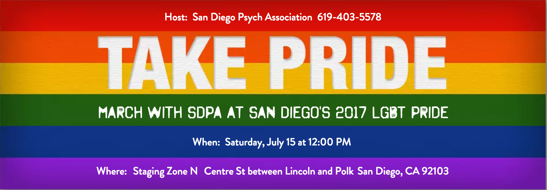 San Diego Psych Association is Marching! 