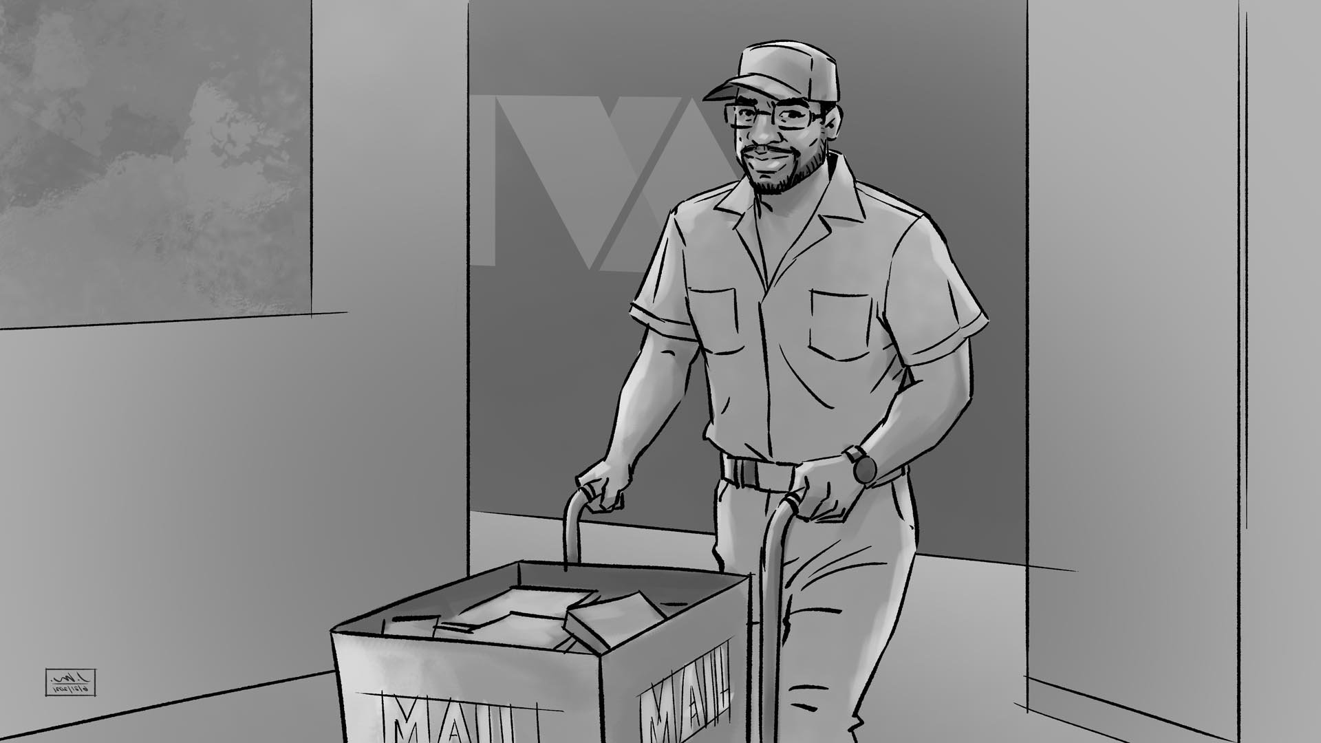 Kang Vignette_Mail Cart.jpg