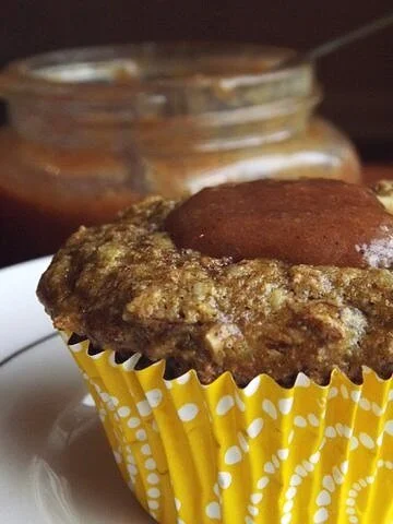 Date Nut Green Bean Muffins with Toasted Coconut