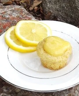 Lemon Curd White Bean Mini Muffin Sandwiches