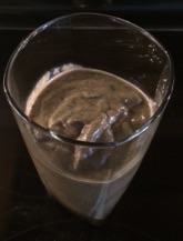 It doesn't blend into the prettiest color with the spinach in there, but it tastes great none-the-less!