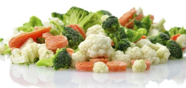 "Did you know that oftentimes frozen veggies have a higher nutrient content than the "fresh" veggies in the produce section?"