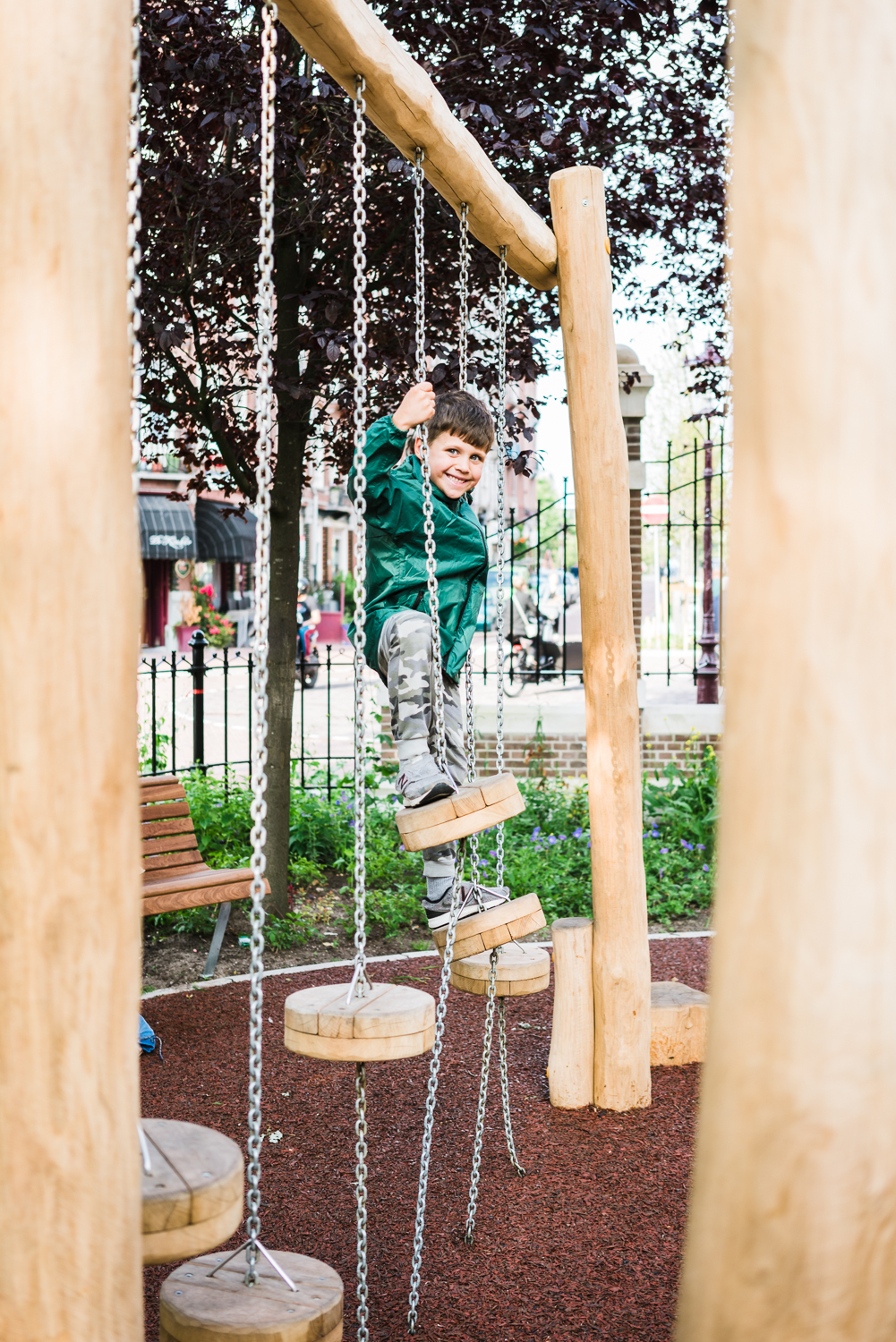 the first of many awesome playgrounds we'd discover in Amsterdam