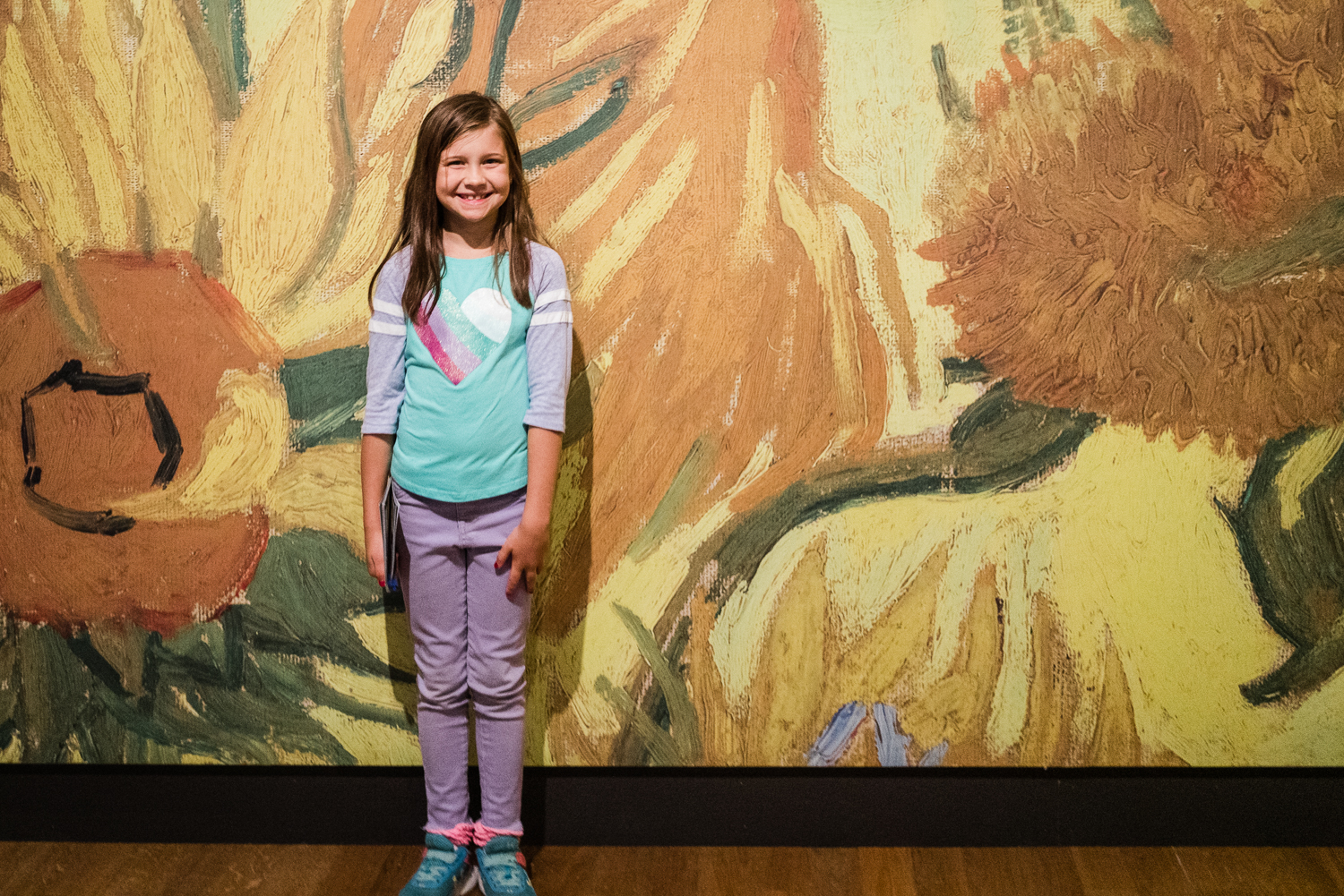 opening day of the Sunflower exhibit