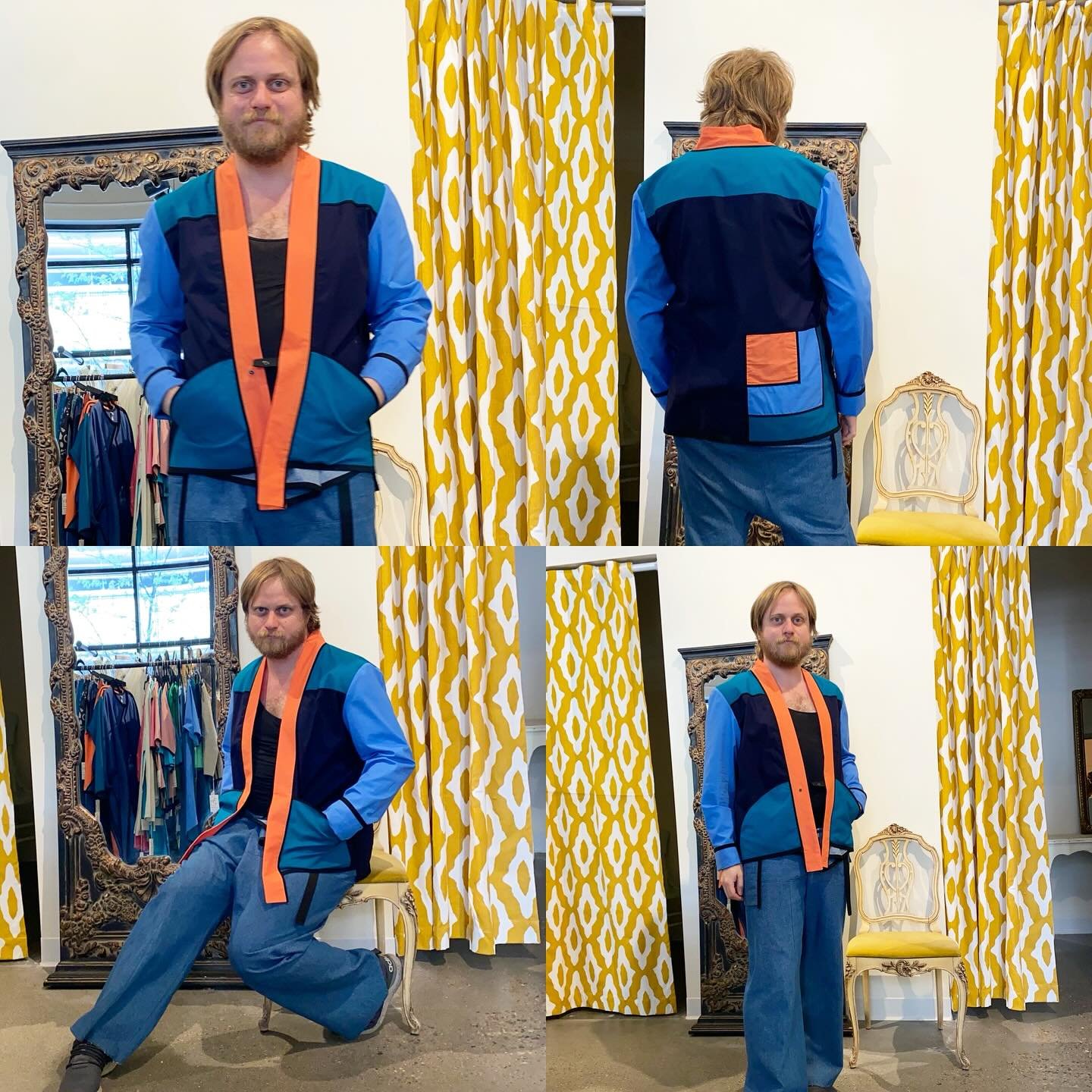 striking poses!! Happy #mothersday at the shop until 2 today… i hope everyone is enjoying this beautiful day with their mom’s biological or chosen!
#designer #fashion #mensfashion #womensfashion #unisex #genderlessfashion #nonbinary #no