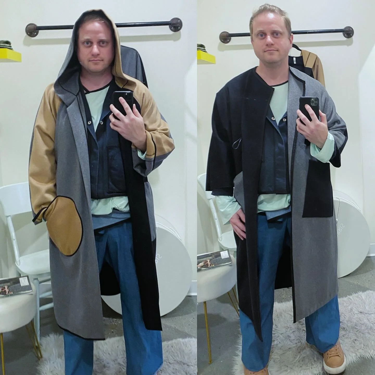 finally cozy coat weather!!! i have these two amazingly soft and cozy cashmere coats that are great for that final layer to keep the chill away come and try them on @thefittingroommpls  @50thandfrance 

ALSO!! dont forget to get your merry merry holi