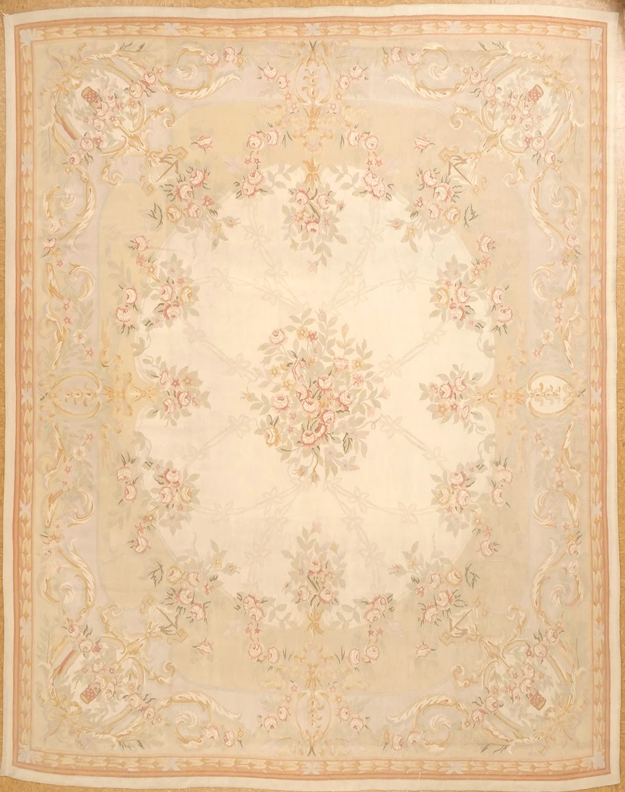 7.10 x 9.11 Aubusson Rug 9843
