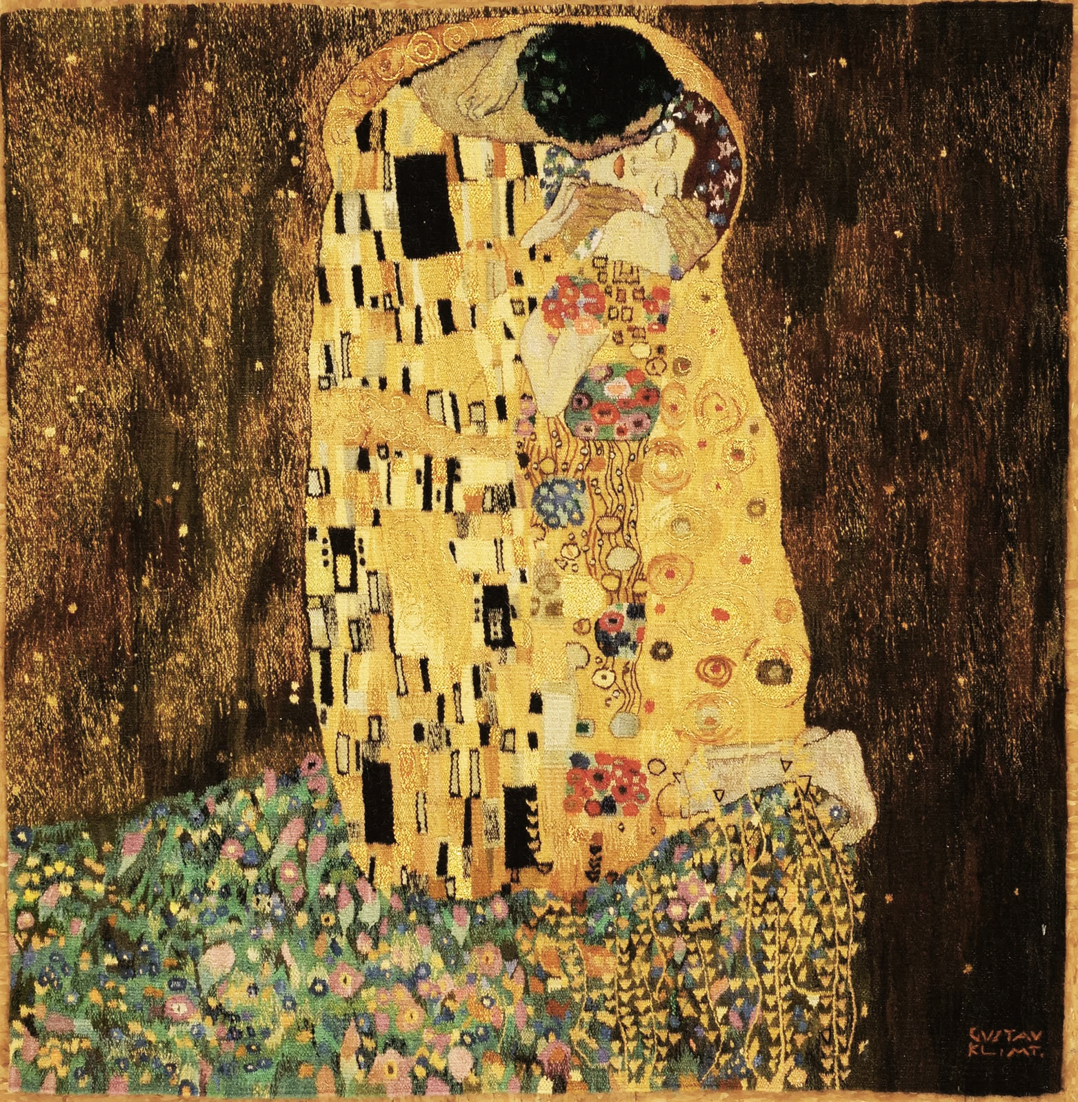 Kiss Klimt Tapestry