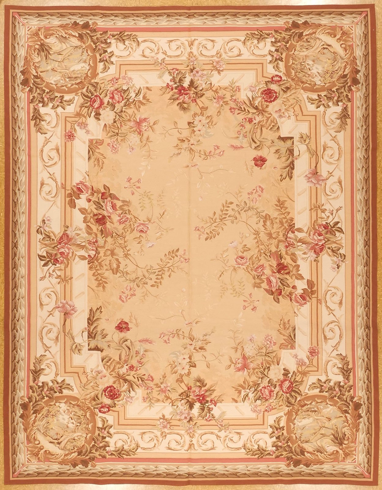 9.1 x 11.7 Aubusson Rug 5015