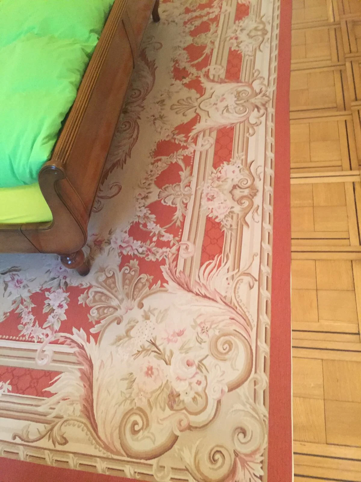 10.9 x 16.2 Aubusson Rug  92-R