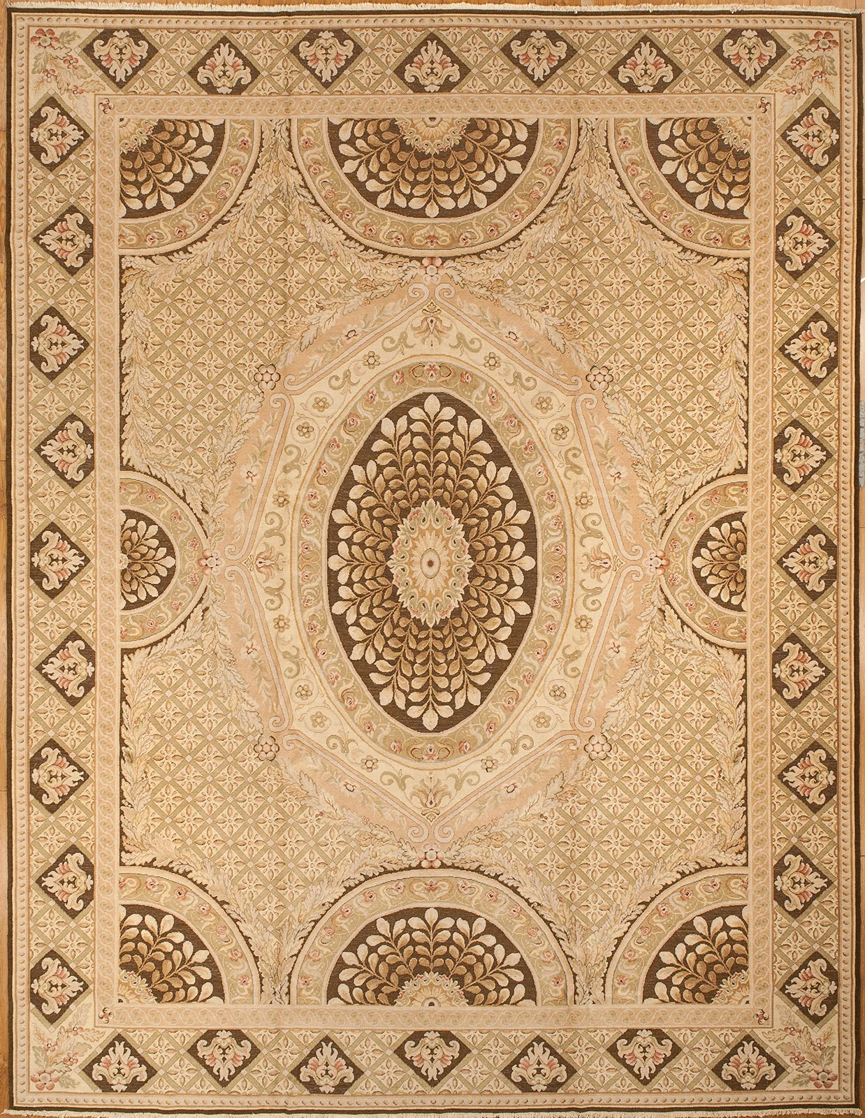 High Low Weave Savonnerie Rug
