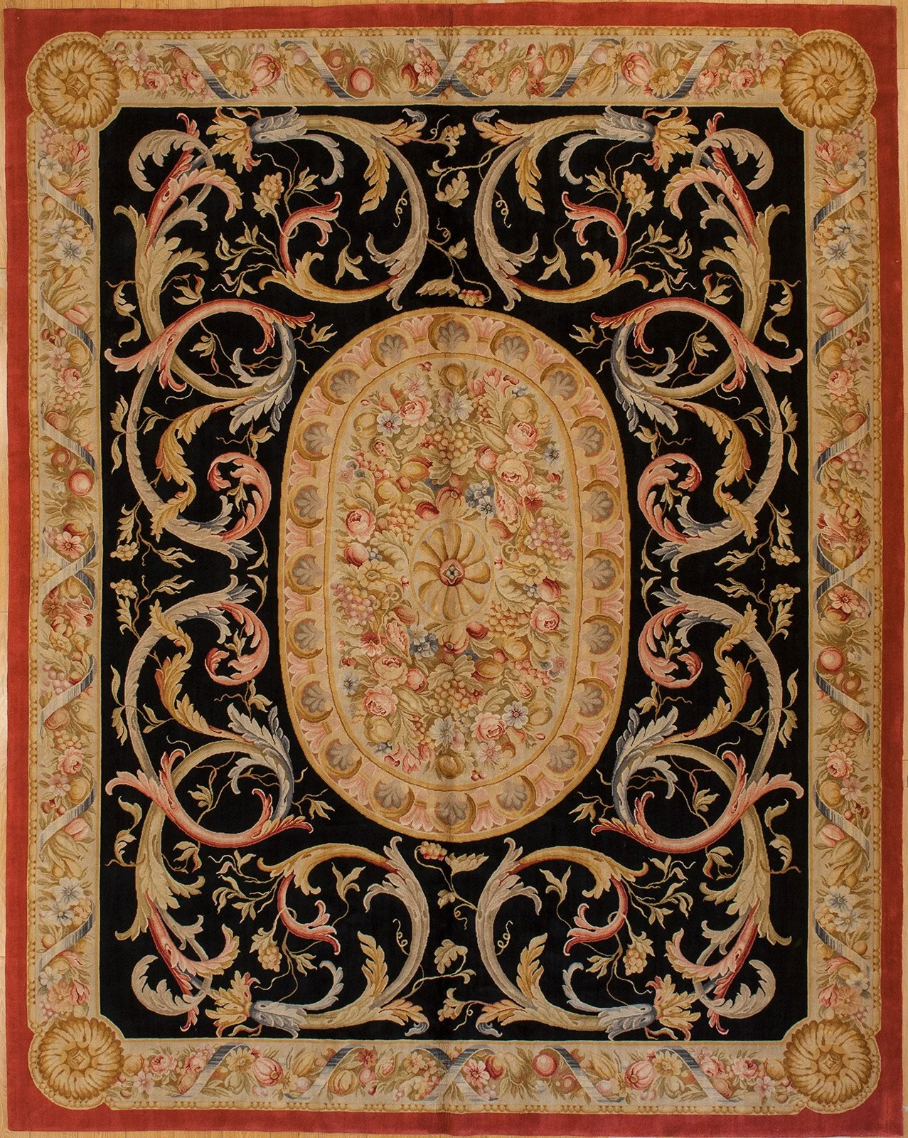 11.9 x 14.9 Savonnerie Rug  26Q S-2006