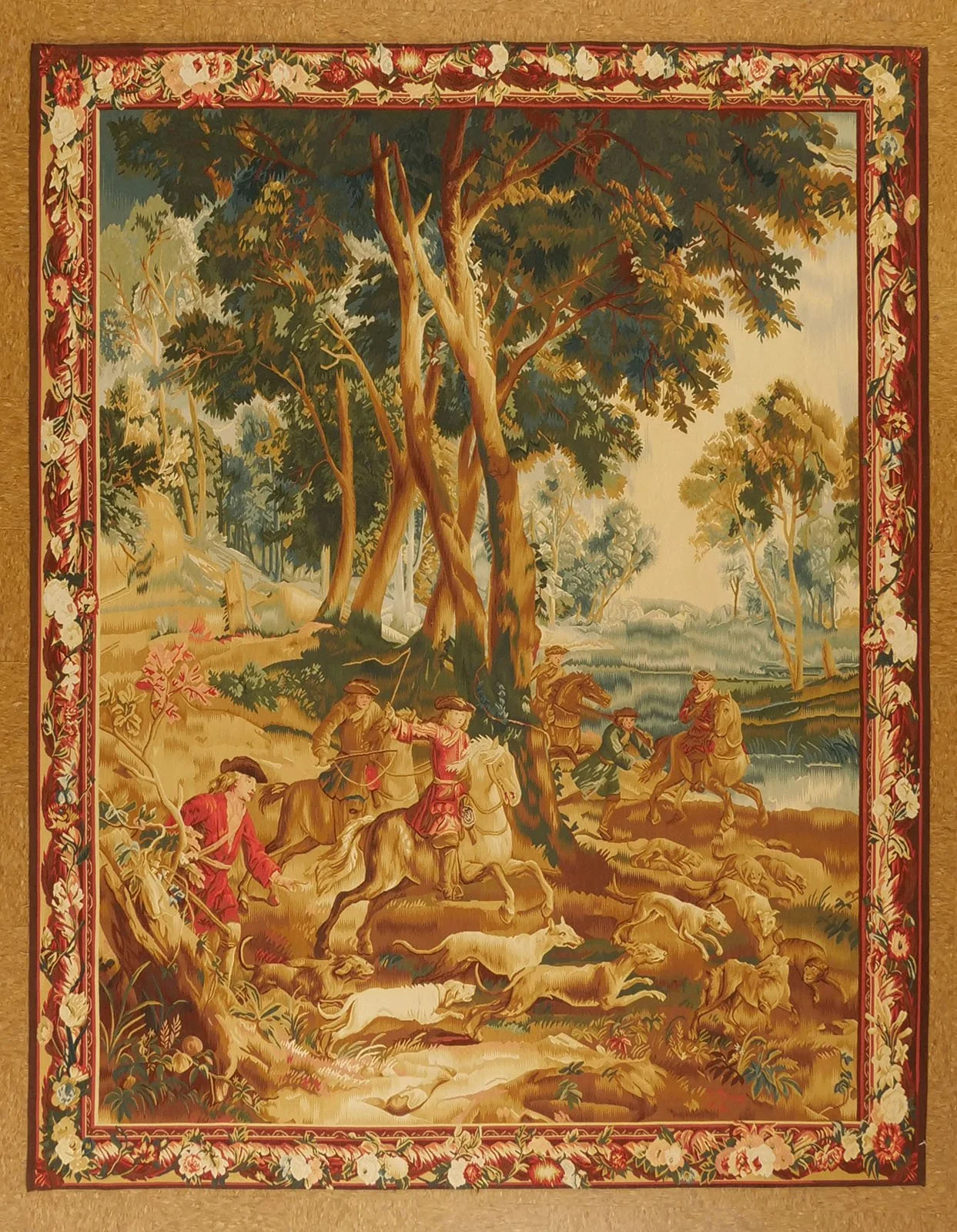 8.8 x 6.10  Aubusson Tapestry 9616
