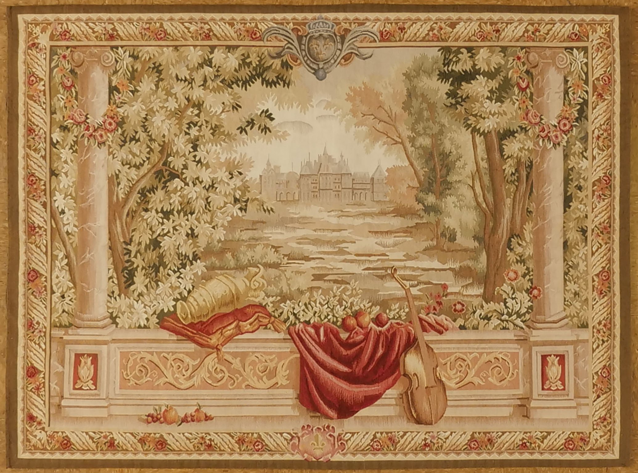 3.11 x 5.3 Aubusson Tapestry 9621