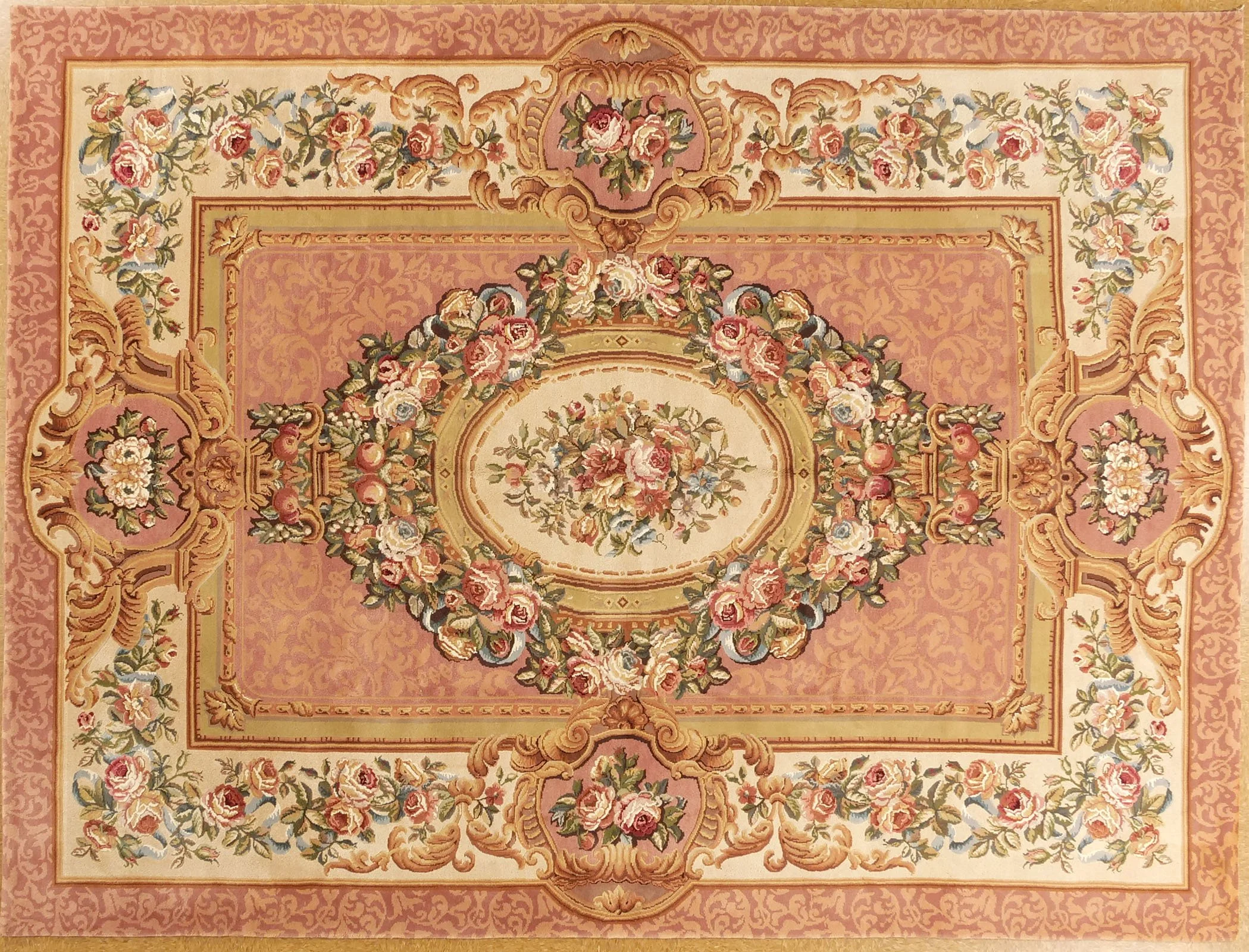 9.3 x 12.4 Savonnerie Rug 26Q S-9469