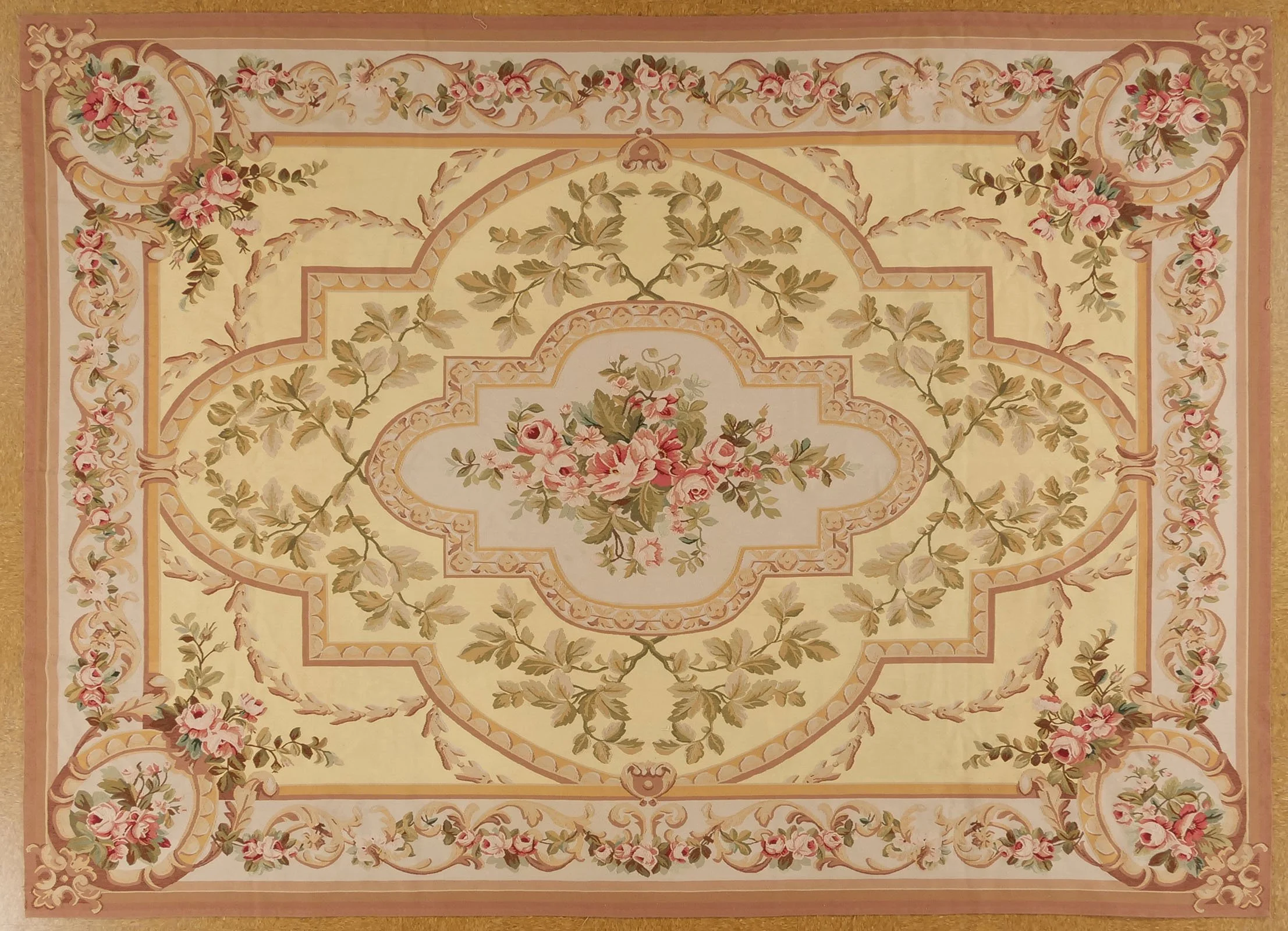 8.10 x 12.1 Aubusson Rug 9626