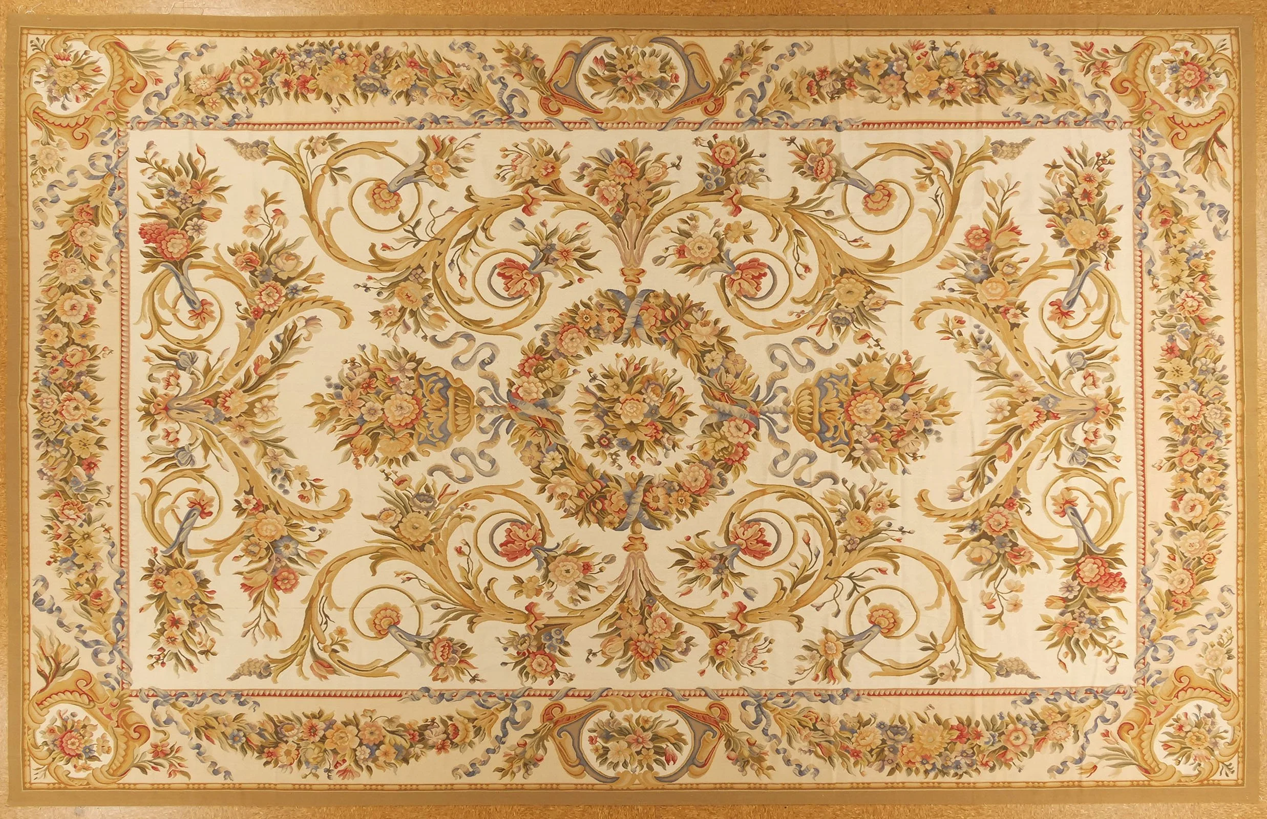 11.7 x 18.5 Aubusson Rug 9641 Meter 353 x 561