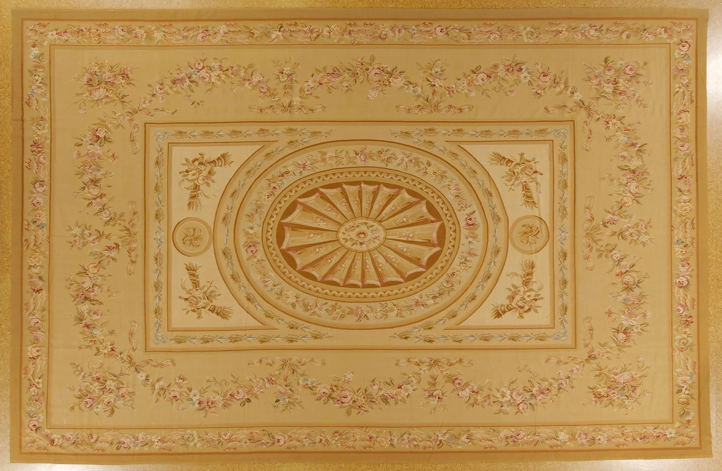 11.8 x 18 Aubusson Rug 9648 Empire Style