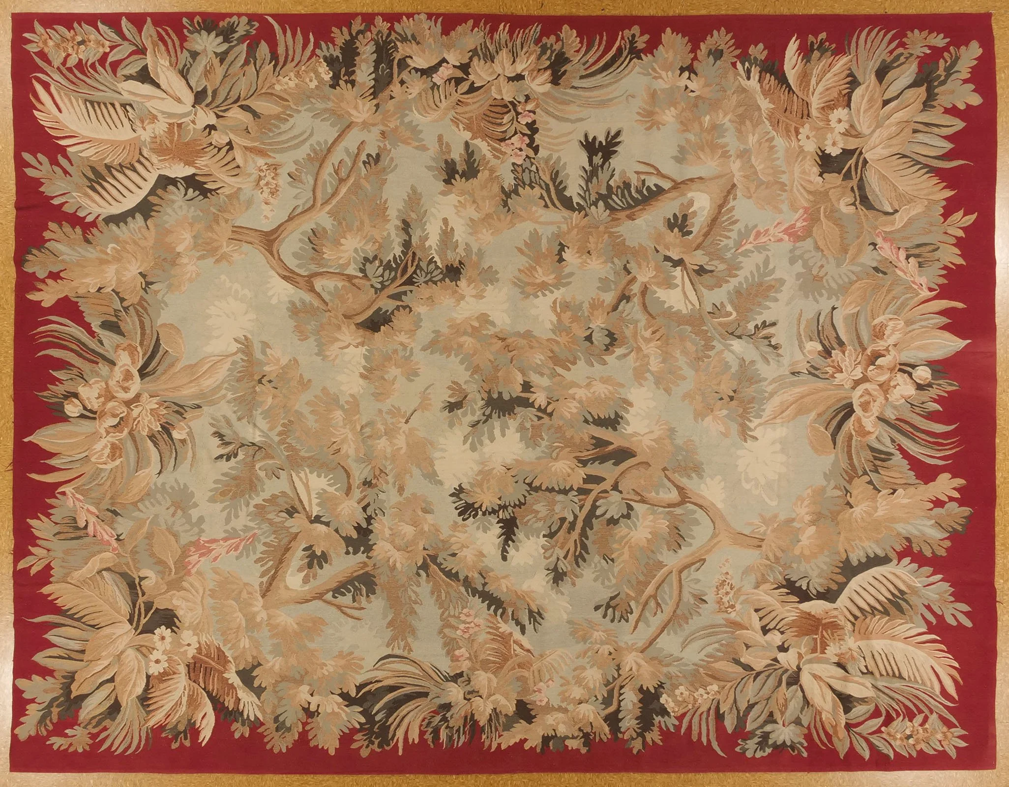 11.7 x 15 Aubusson Rug 9656