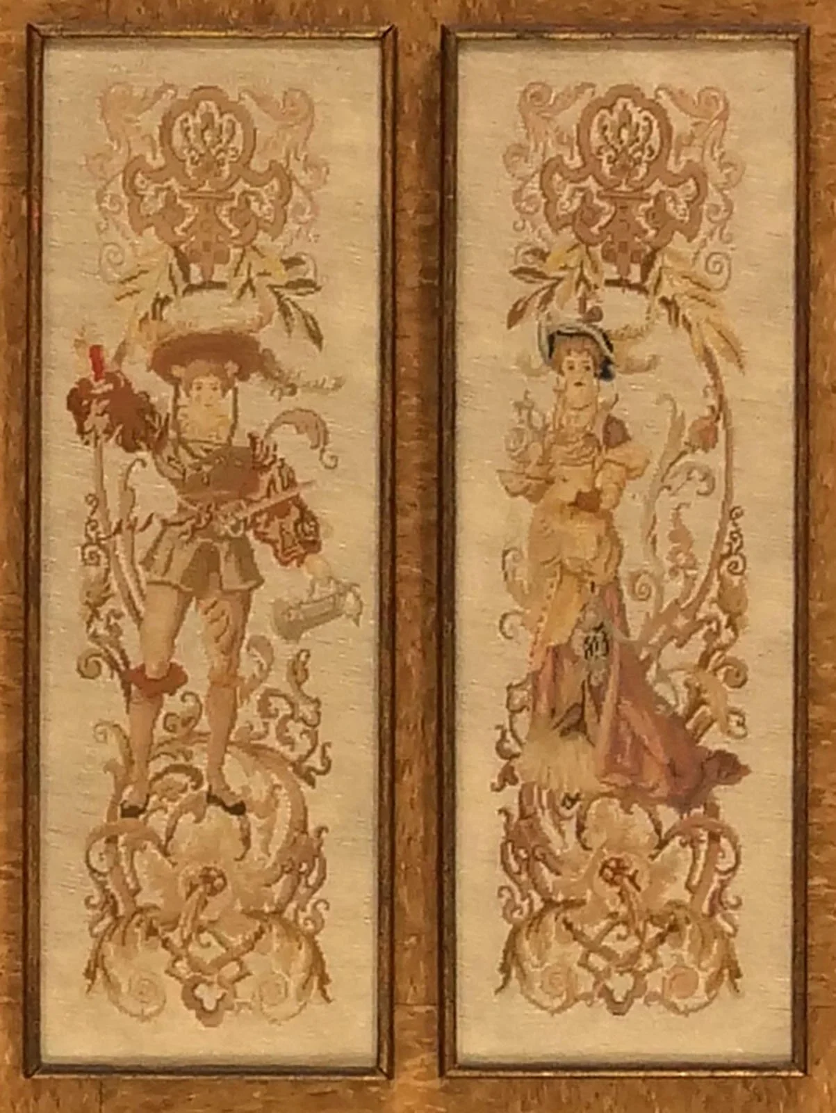 English Petit Point Panels