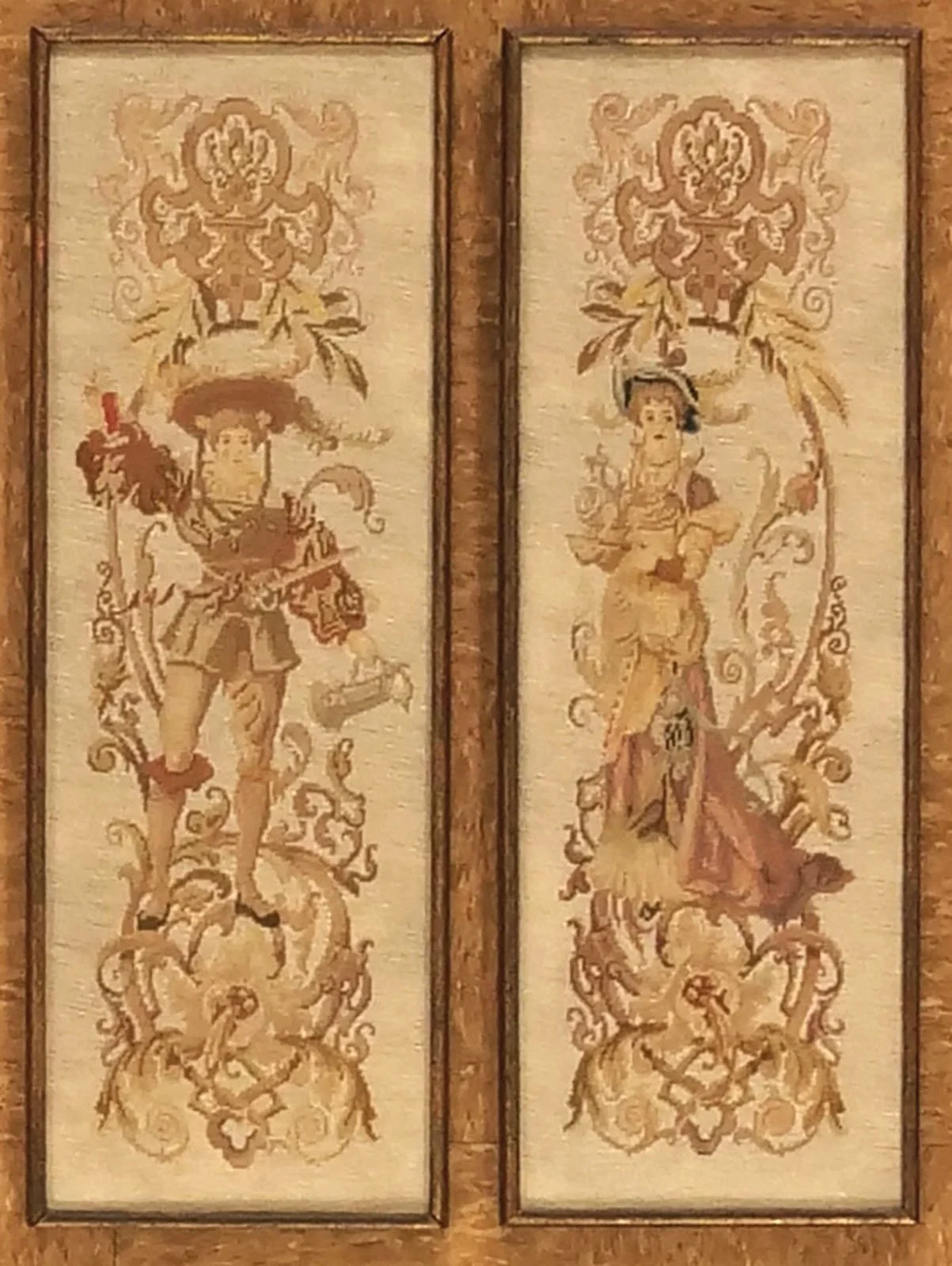 English Petit Point Panels