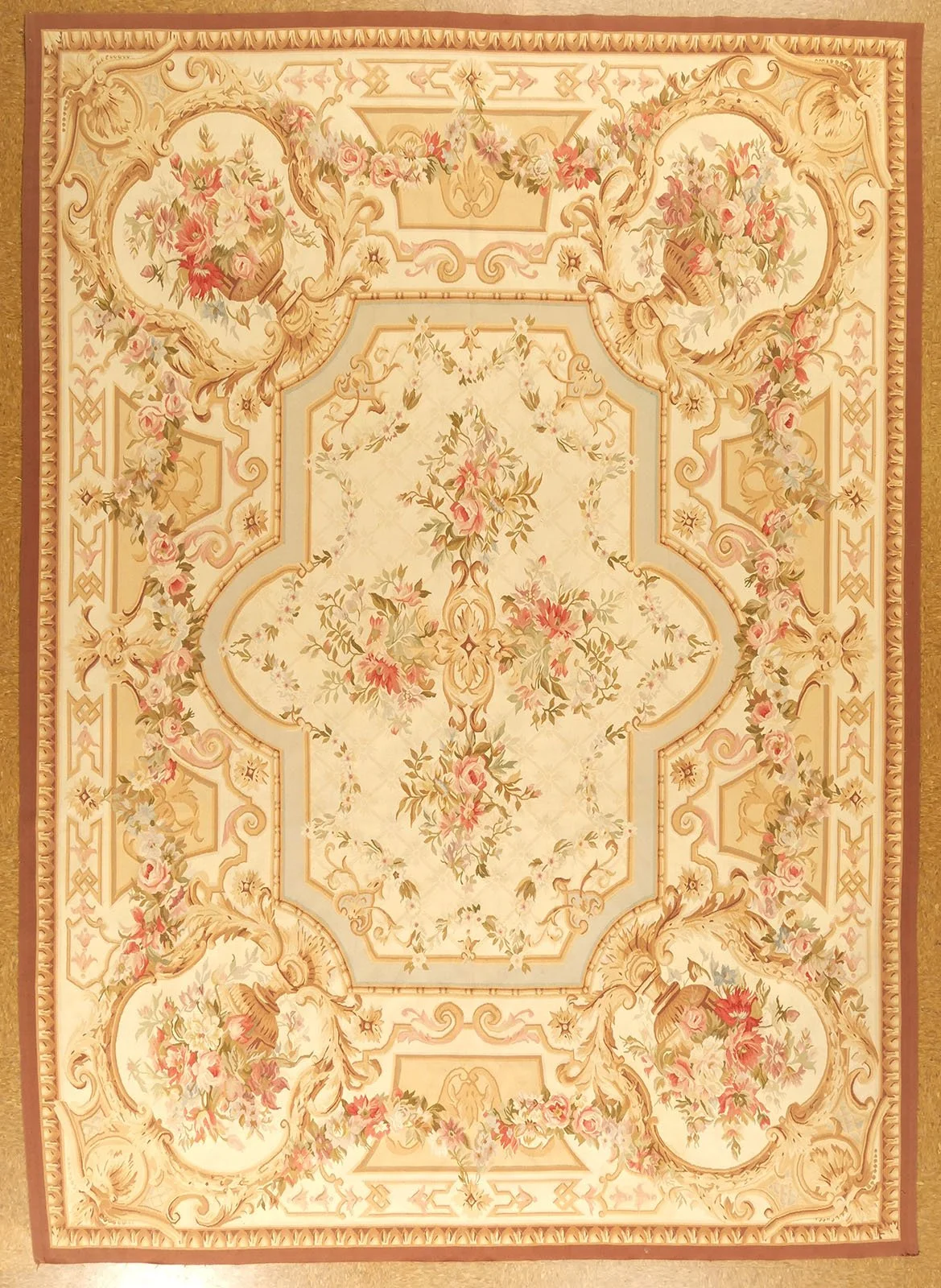 8.9 x 12.1 Aubusson Rug  130-I