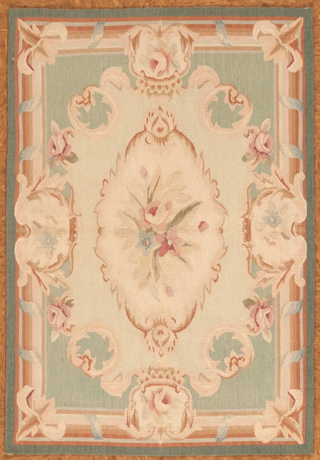 2.7 x 3.9 Aubusson Rug 93-G B