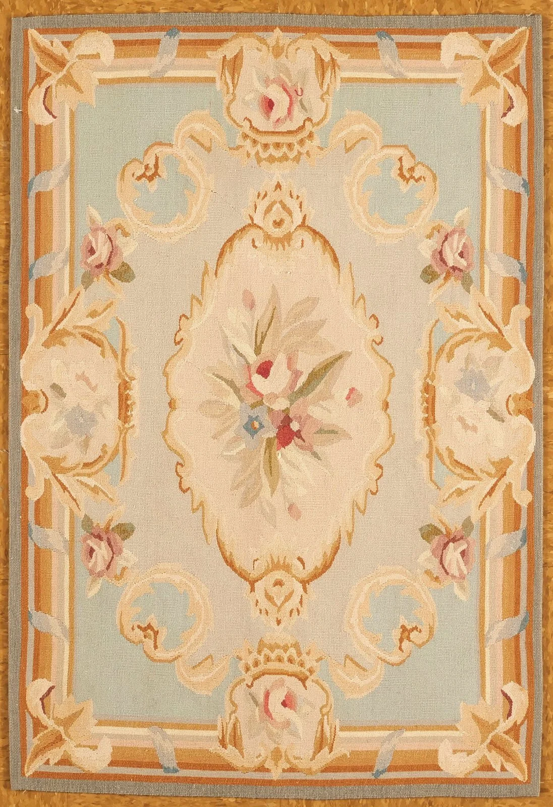 2.6 x 3.8 Aubusson Rug 93-B