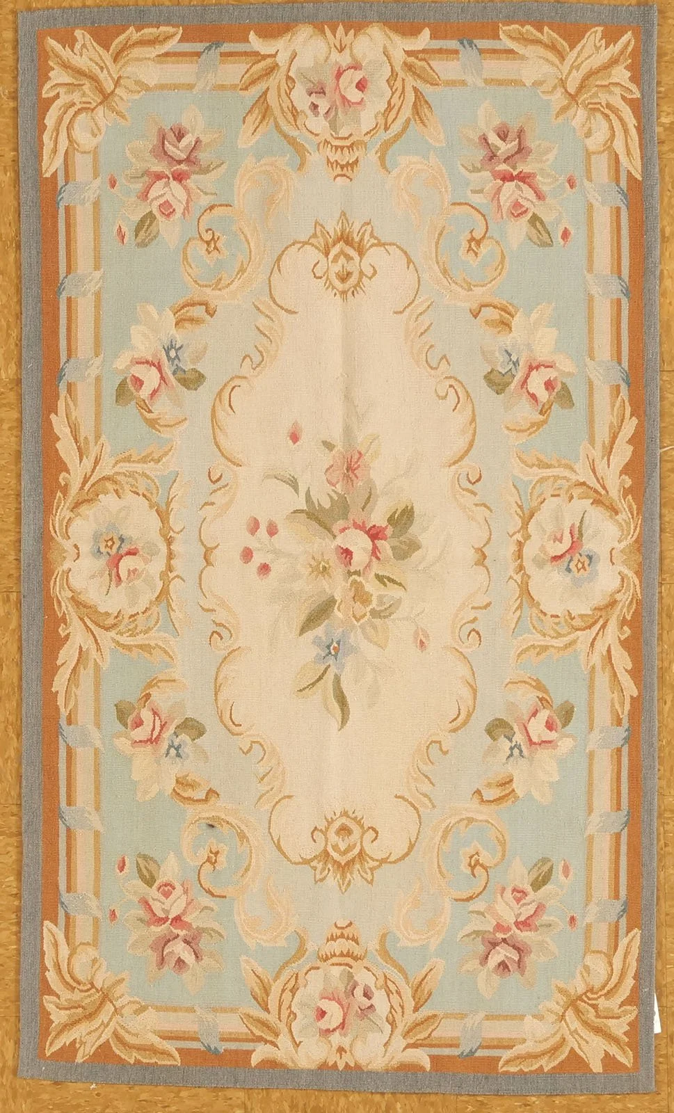 3 x 5.2 Aubusson Rug 93-B