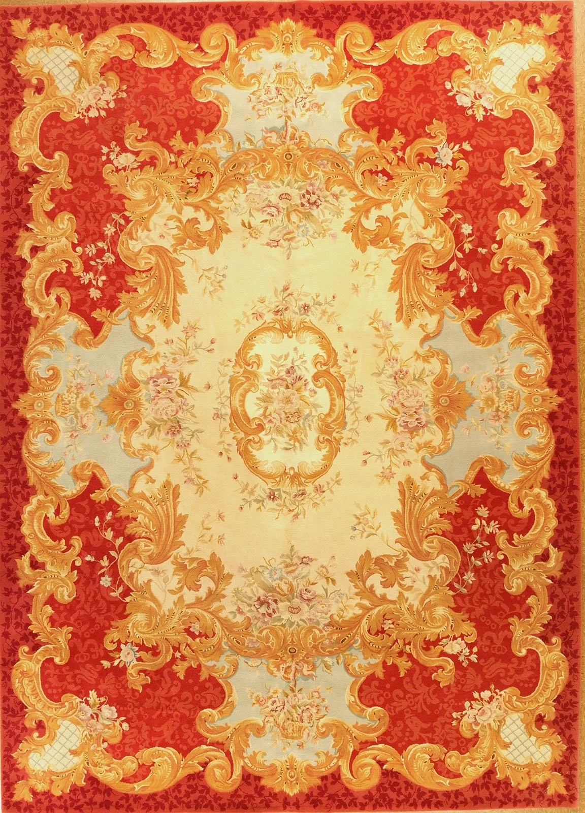 10 x 14.1 Savonnerie Rug  P-332-R
