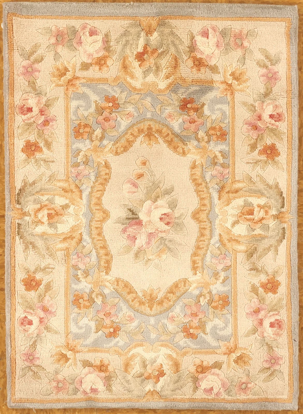 2 x 3 Savonnerie Rug SV-12 Blue