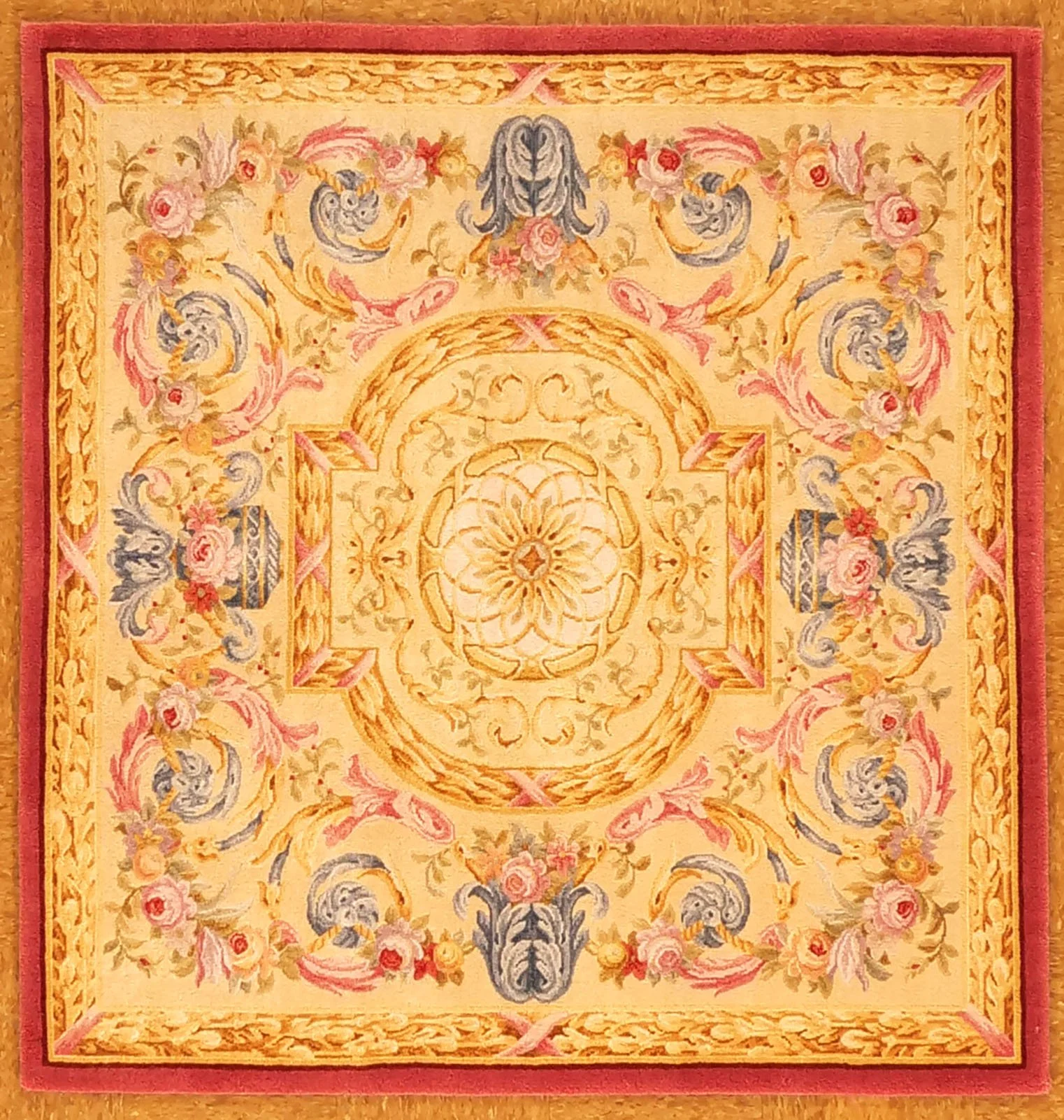 4.10 x 5 Savonnerie Rug 30Q S-11-R 9780