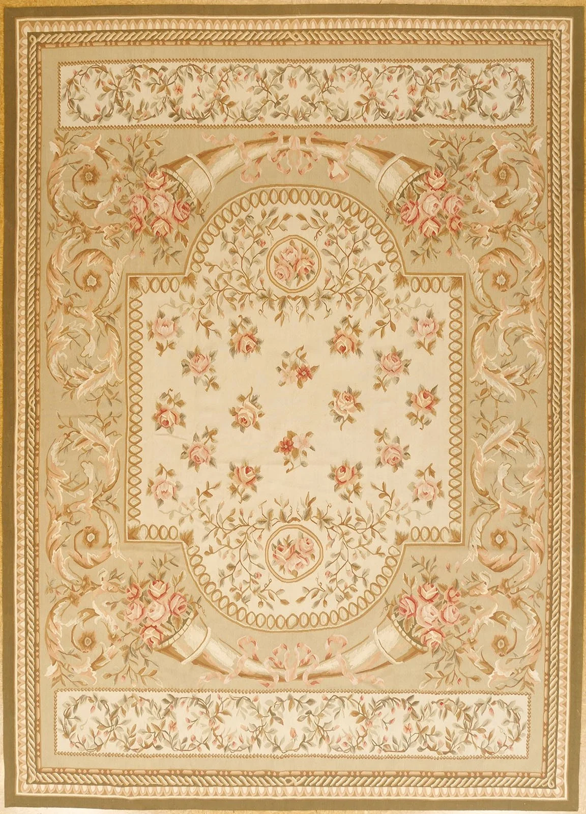 8.9 x 12.2 Aubusson Rug 9800