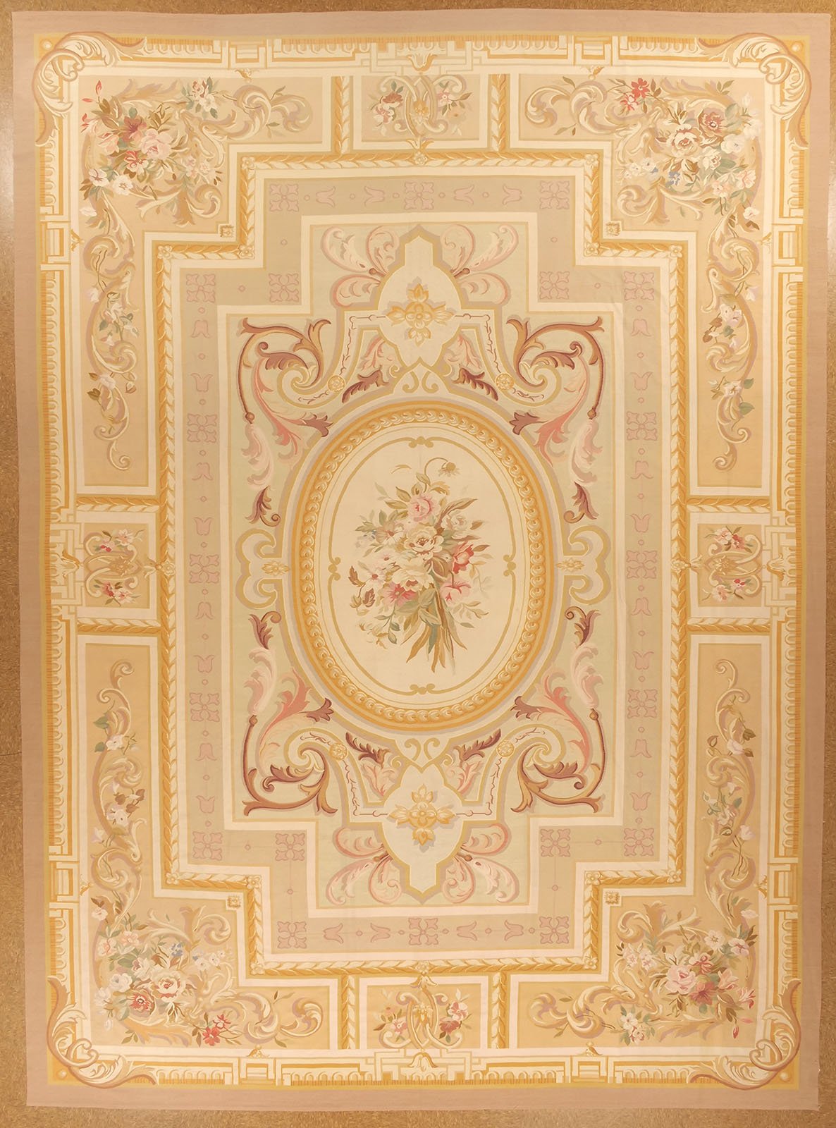 14.3 x 19.2 Aubusson Rug 126-I Meter 434 x 584