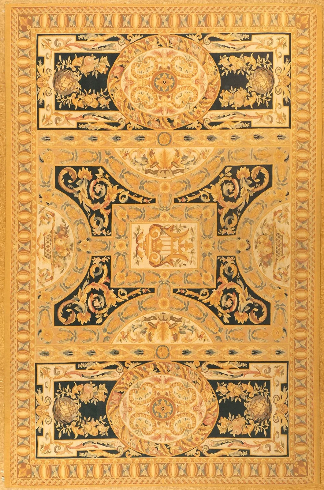 6.1 x 9.3 Aubusson Rug 9816