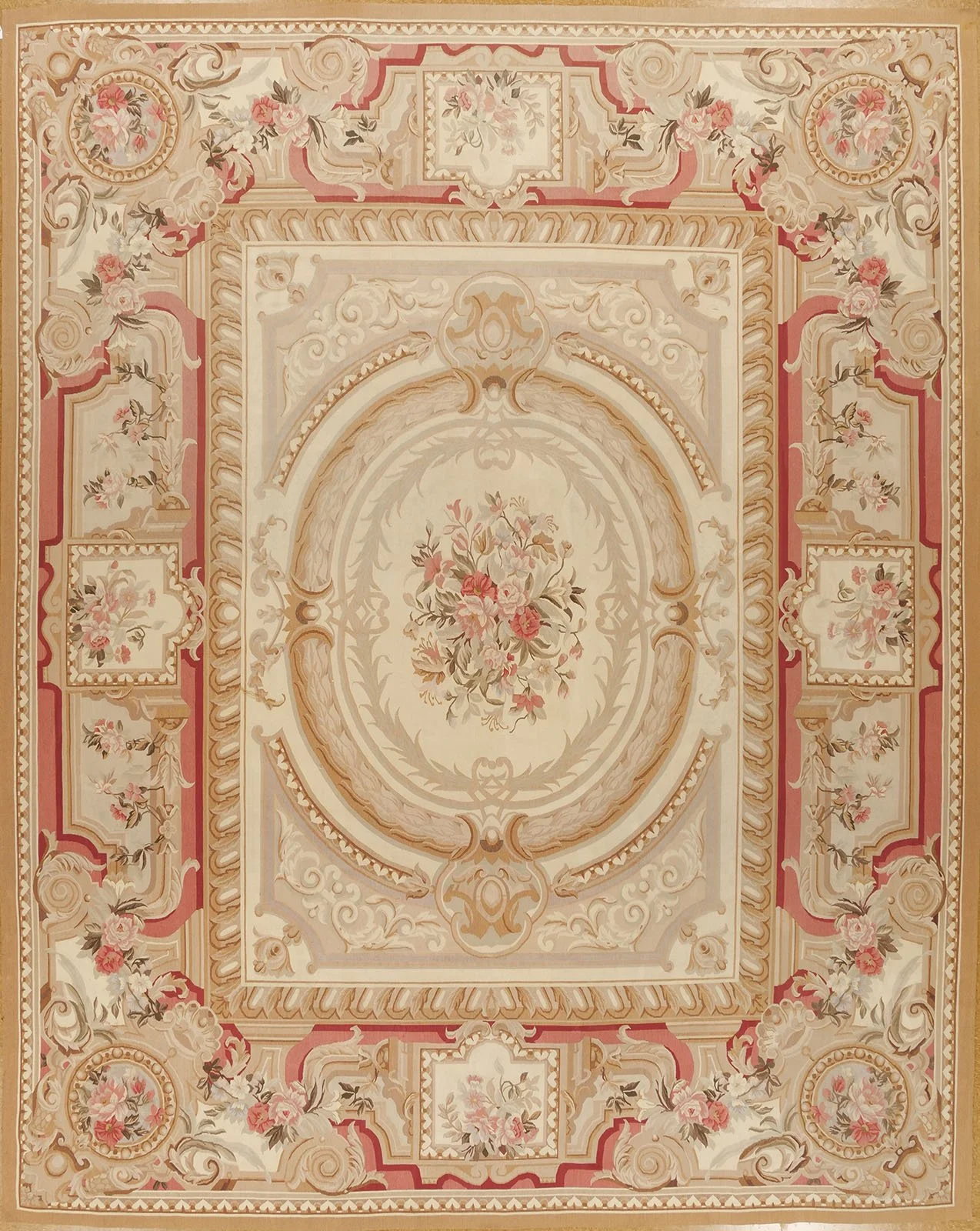 12.1 x 15.1 Aubusson Rug Design 212-R