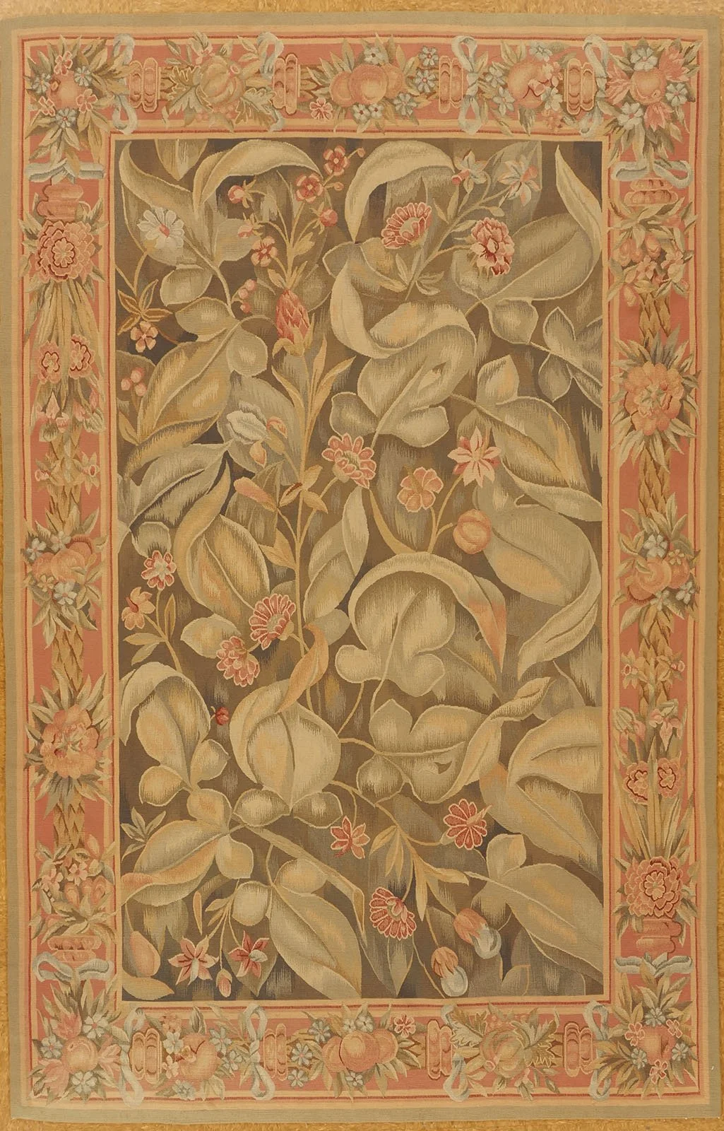 6 x 9.3 Aubusson Rug 5031-D