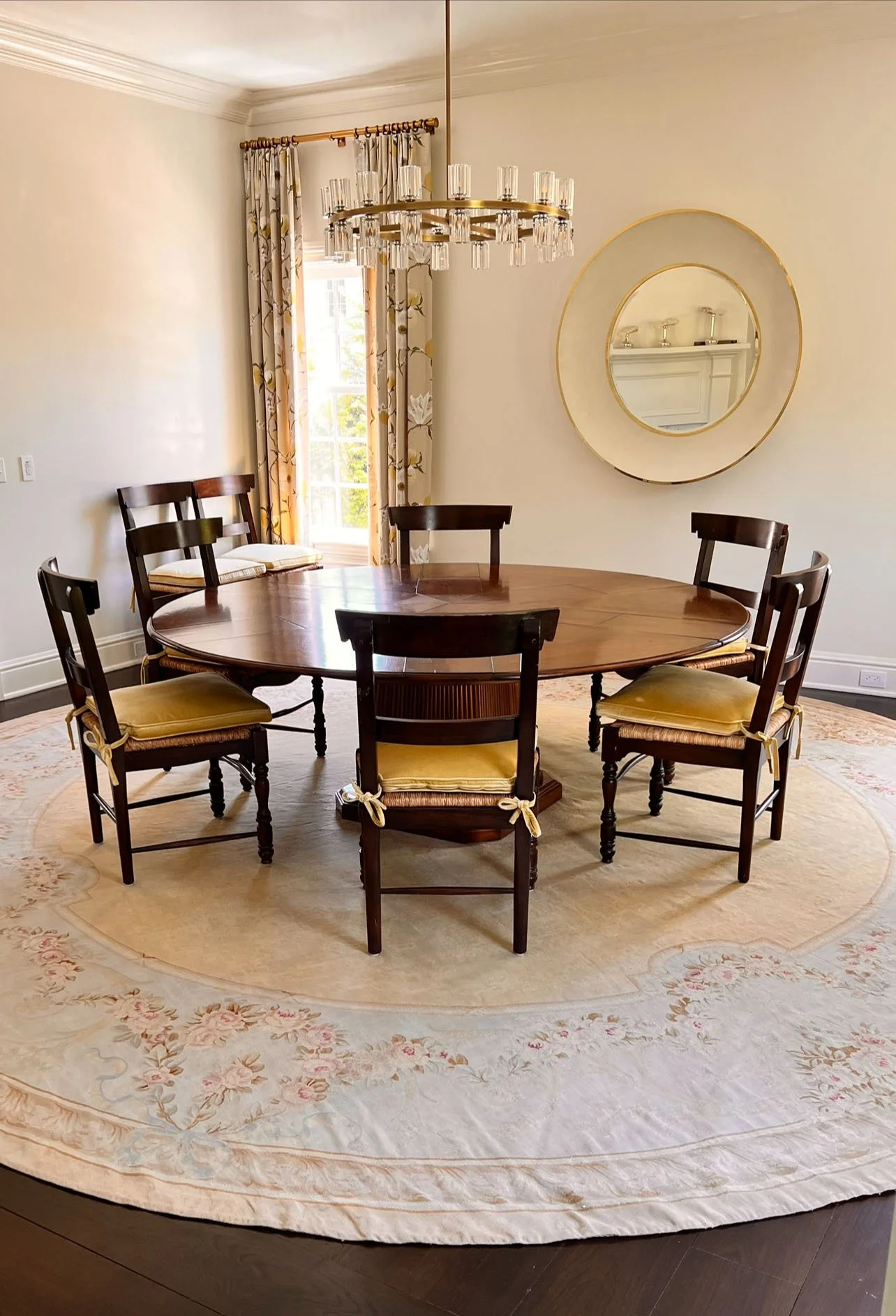 Room shot Round Antique Aubusson .jpg