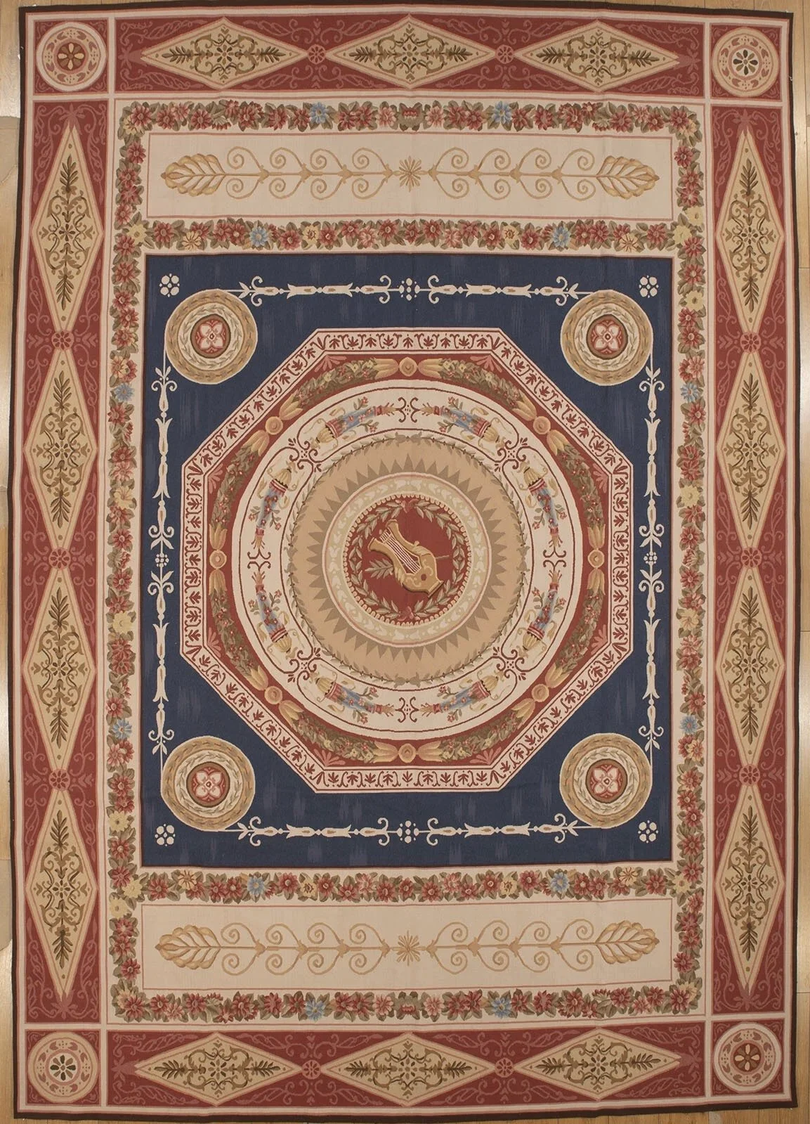 9.9 x 14.1 Aubusson Rug 5014 R