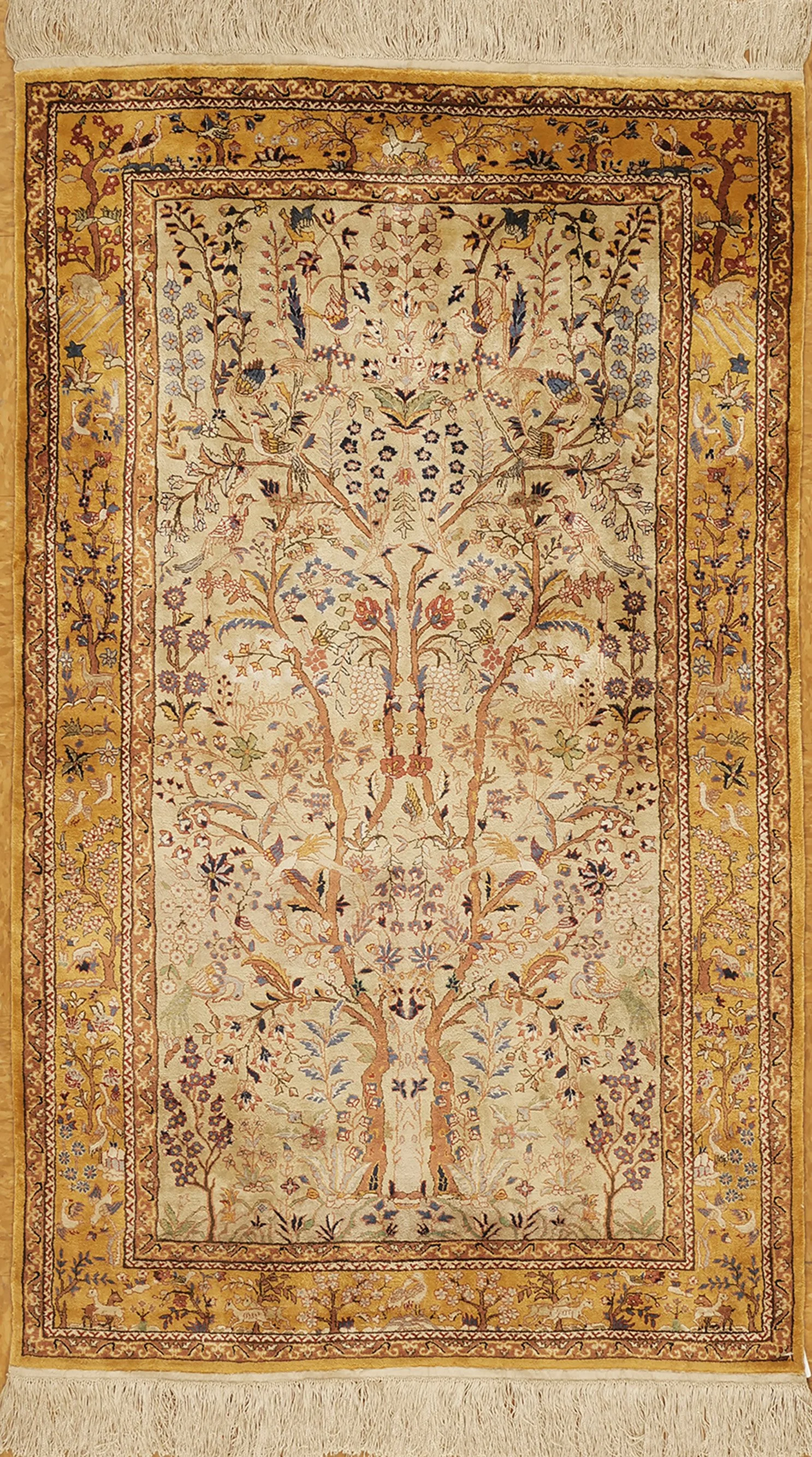 3.1 x 5.3 Silk Rug 300 Line #9849